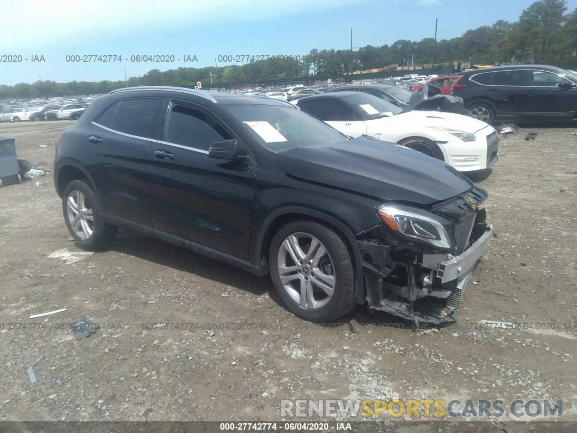 1 Photograph of a damaged car WDCTG4GB9KU020647 MERCEDES-BENZ GLA 2019