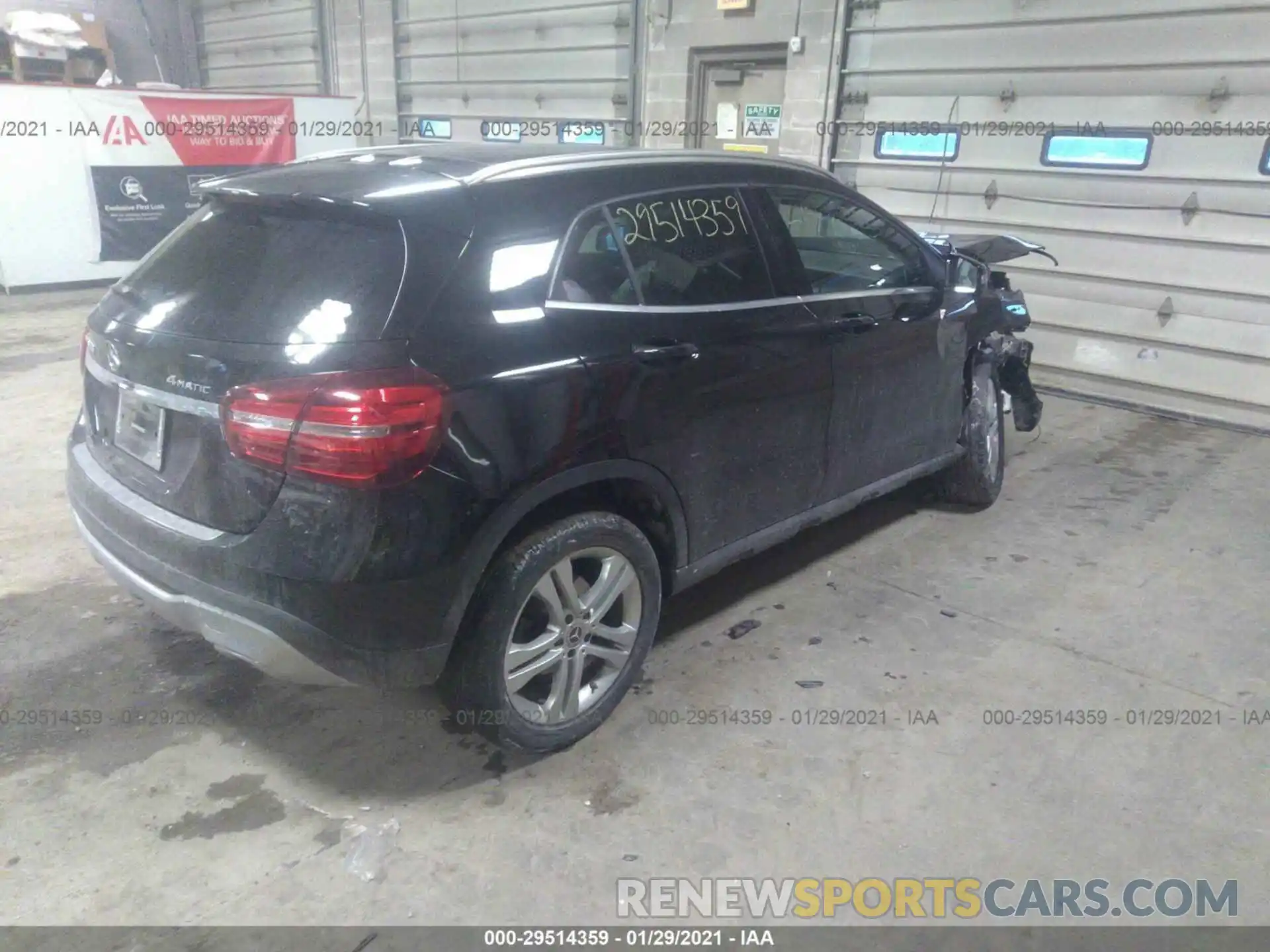 4 Photograph of a damaged car WDCTG4GBXKJ536825 MERCEDES-BENZ GLA 2019