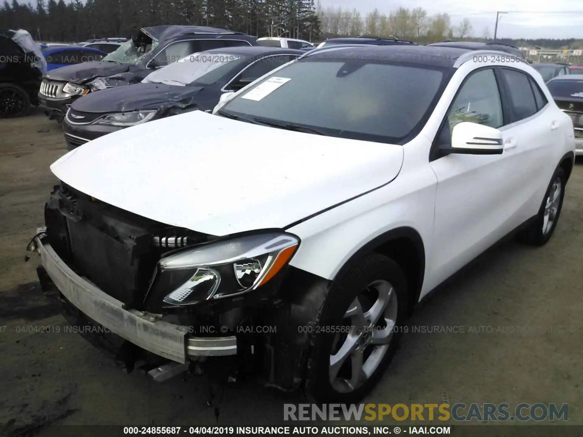 2 Photograph of a damaged car WDCTG4GBXKJ549302 MERCEDES-BENZ GLA 2019