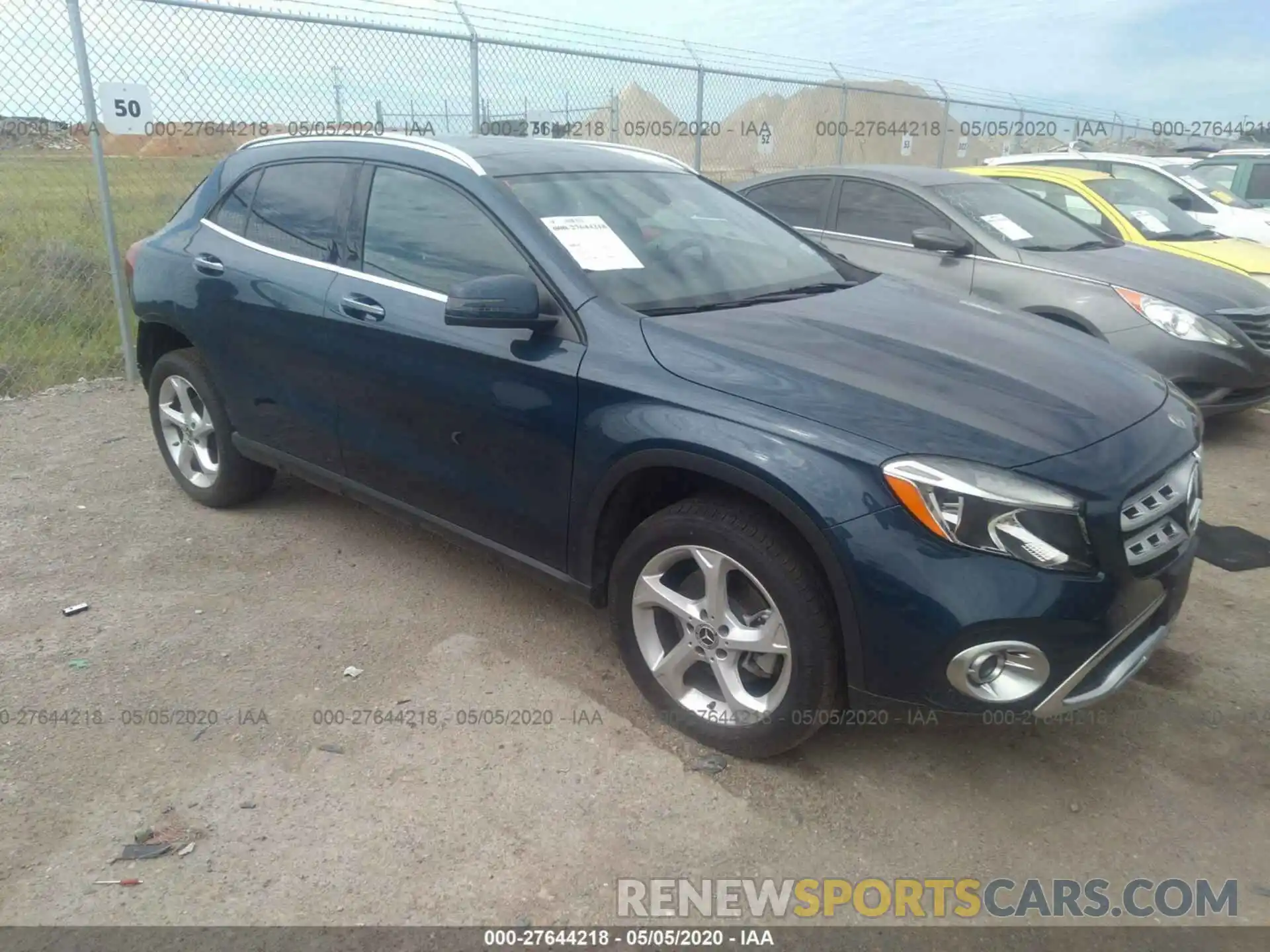 1 Photograph of a damaged car WDCTG4GBXKJ610244 MERCEDES-BENZ GLA 2019