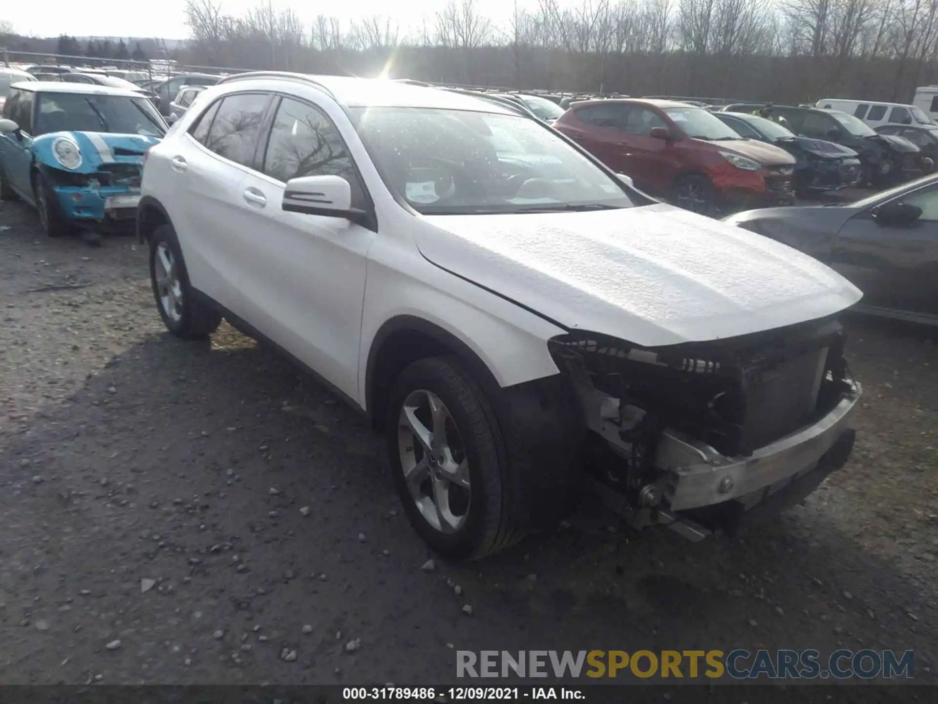 1 Photograph of a damaged car WDCTG4GBXKJ630378 MERCEDES-BENZ GLA 2019