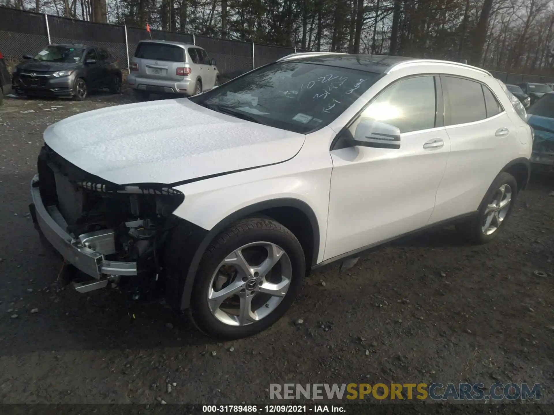 2 Photograph of a damaged car WDCTG4GBXKJ630378 MERCEDES-BENZ GLA 2019