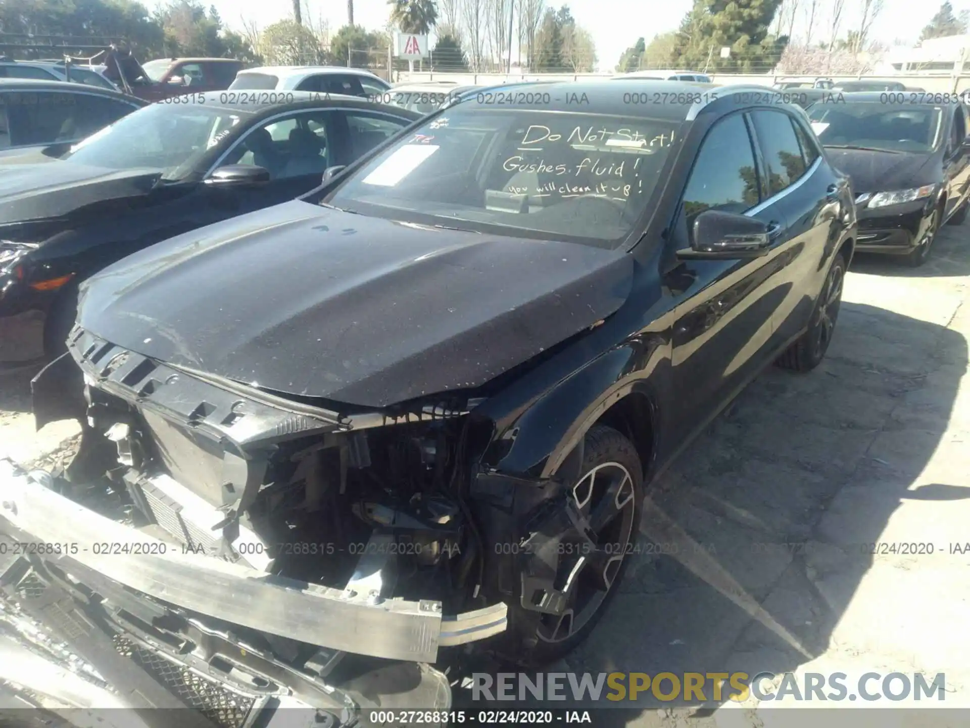 2 Photograph of a damaged car WDCTG4GBXKU013156 MERCEDES-BENZ GLA 2019