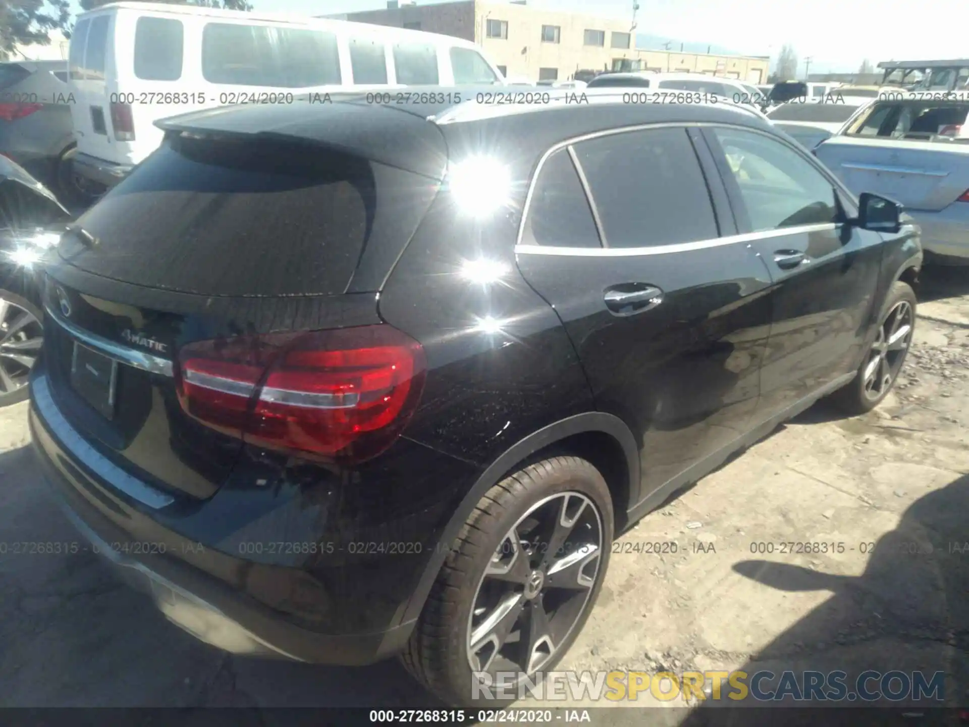 4 Фотография поврежденного автомобиля WDCTG4GBXKU013156 MERCEDES-BENZ GLA 2019