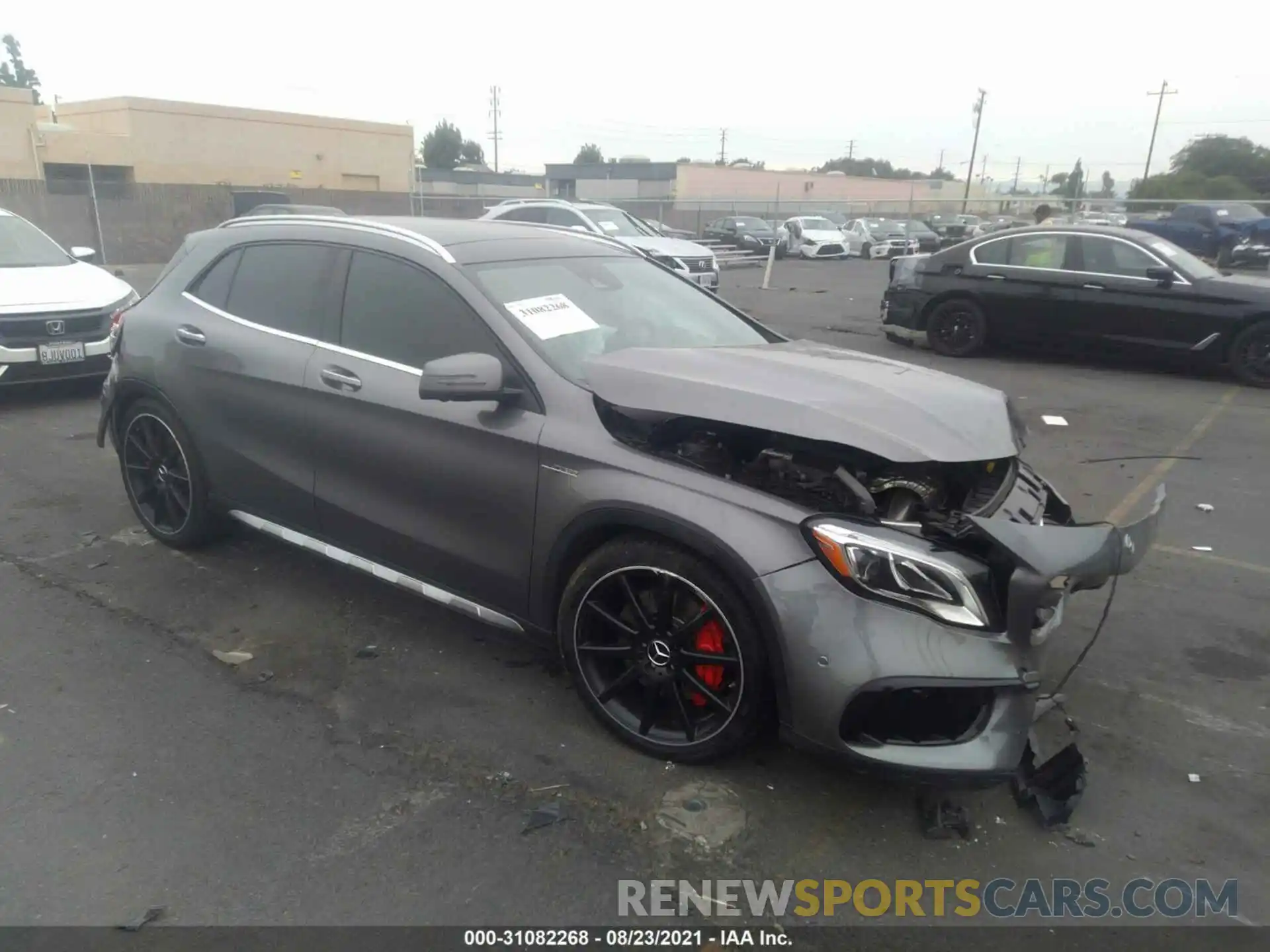 1 Photograph of a damaged car WDDTG5CB6KJ543715 MERCEDES-BENZ GLA 2019