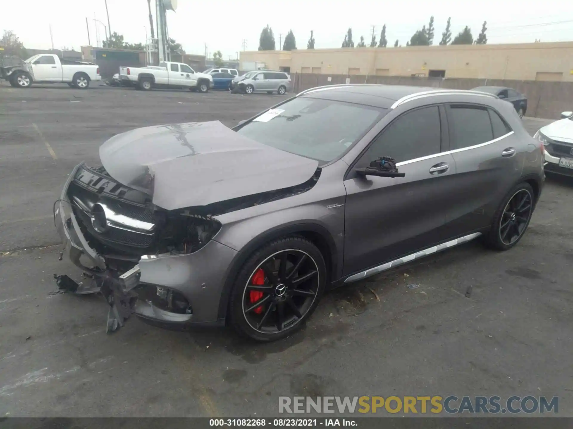 2 Photograph of a damaged car WDDTG5CB6KJ543715 MERCEDES-BENZ GLA 2019