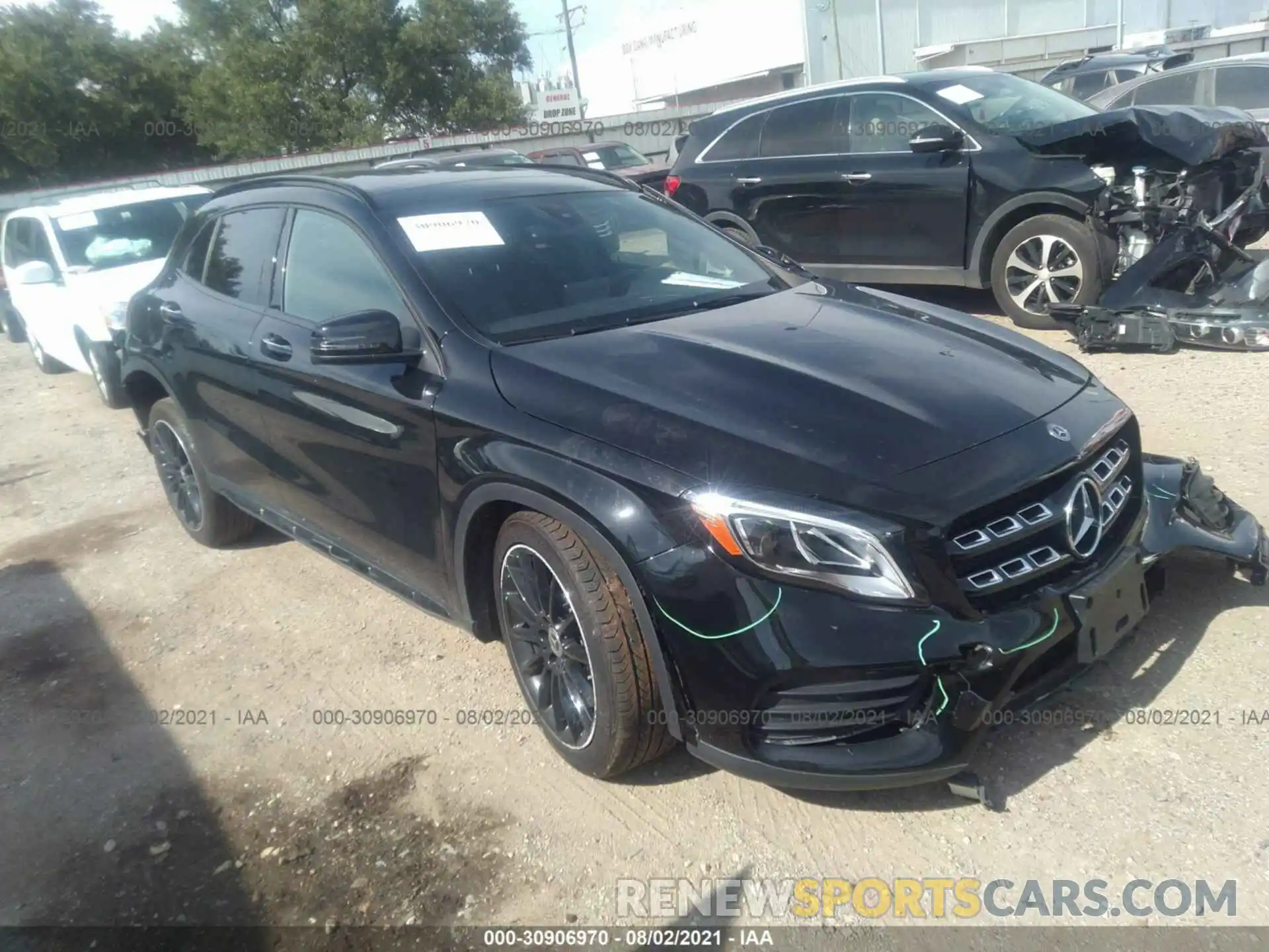 1 Photograph of a damaged car W1NTG4EB6LU040745 MERCEDES-BENZ GLA 2020