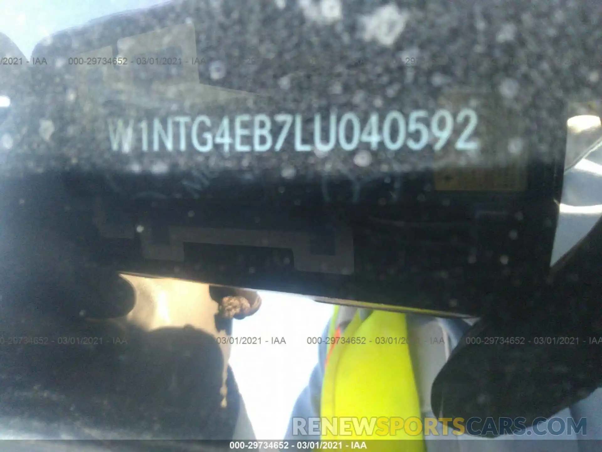 9 Photograph of a damaged car W1NTG4EB7LU040592 MERCEDES-BENZ GLA 2020