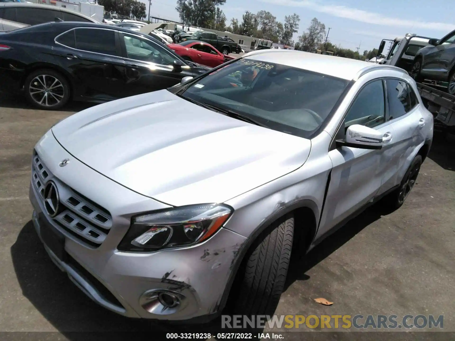 2 Photograph of a damaged car W1NTG4EBXLU030347 MERCEDES-BENZ GLA 2020