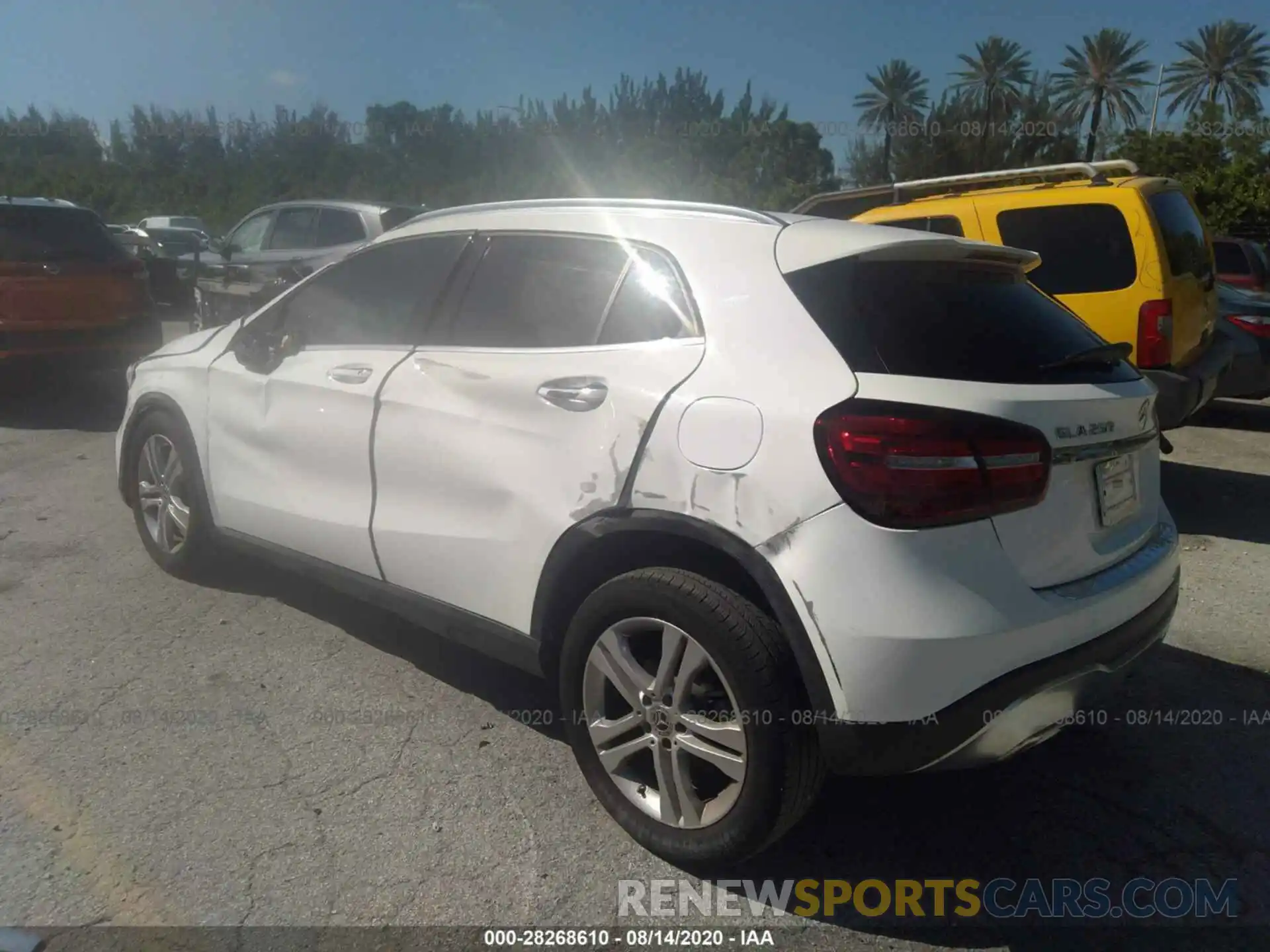 3 Photograph of a damaged car W1NTG4EBXLU030428 MERCEDES-BENZ GLA 2020