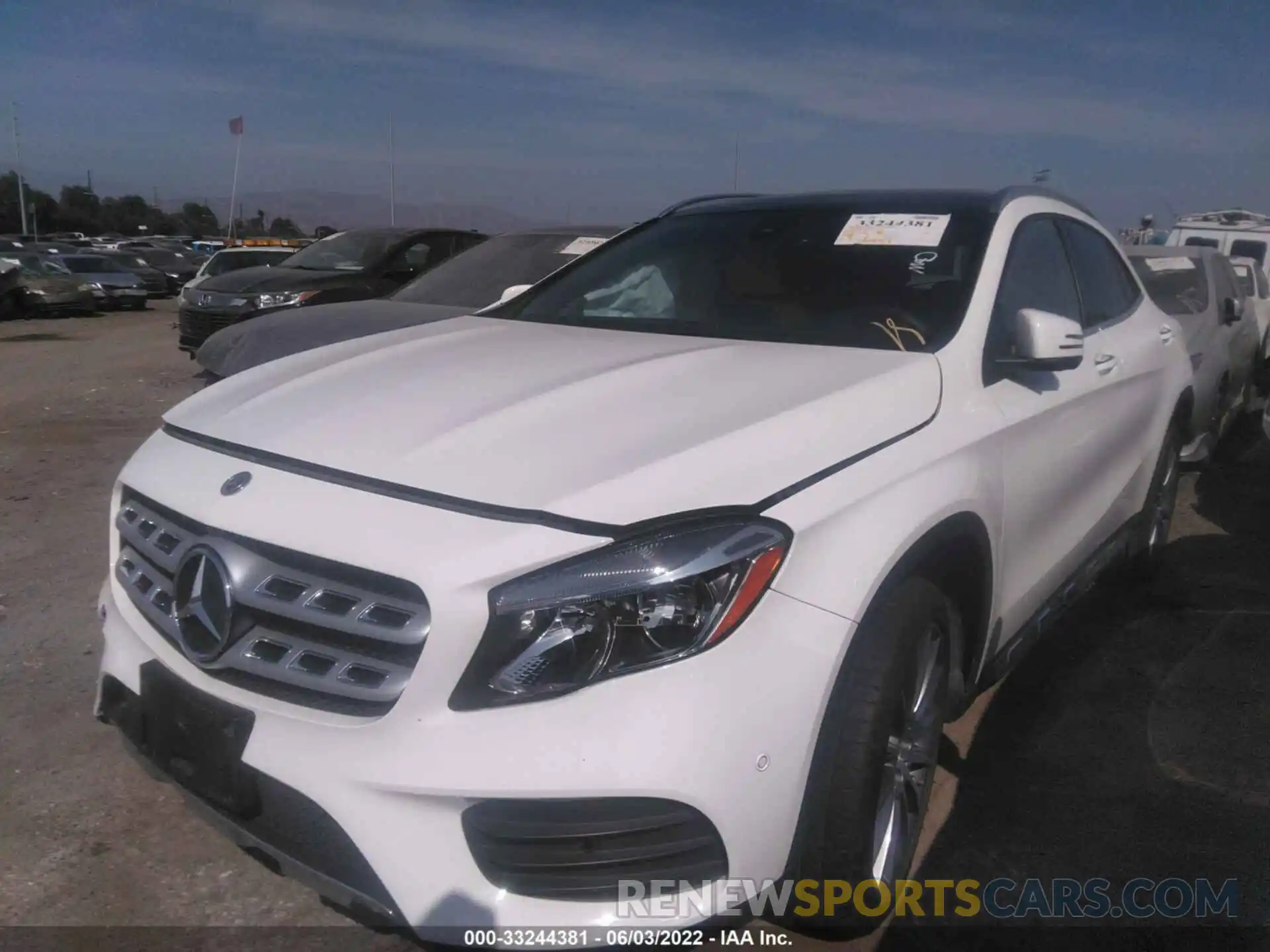 2 Photograph of a damaged car W1NTG4EBXLU040585 MERCEDES-BENZ GLA 2020