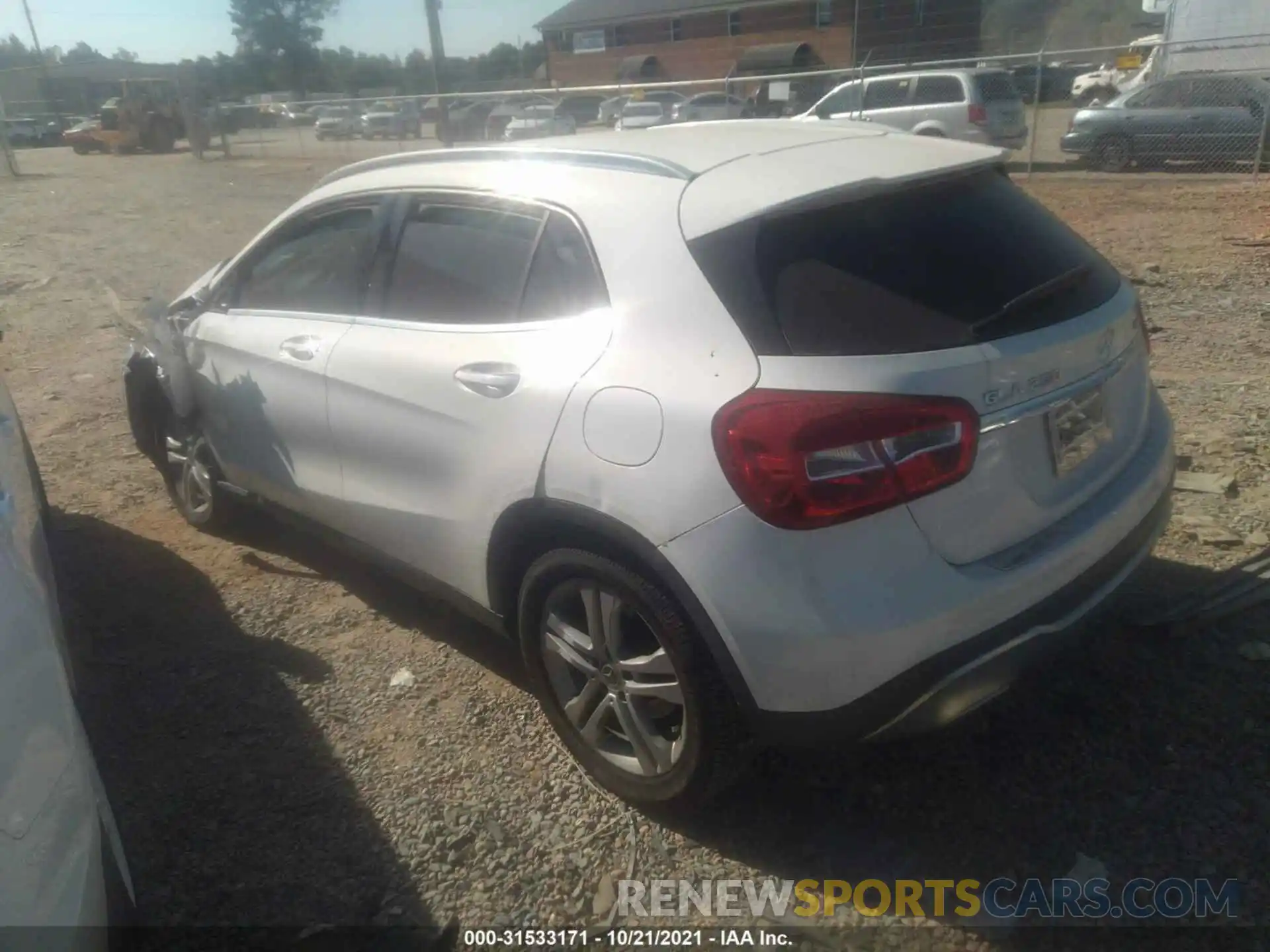 3 Photograph of a damaged car W1NTG4GB0LU040172 MERCEDES-BENZ GLA 2020