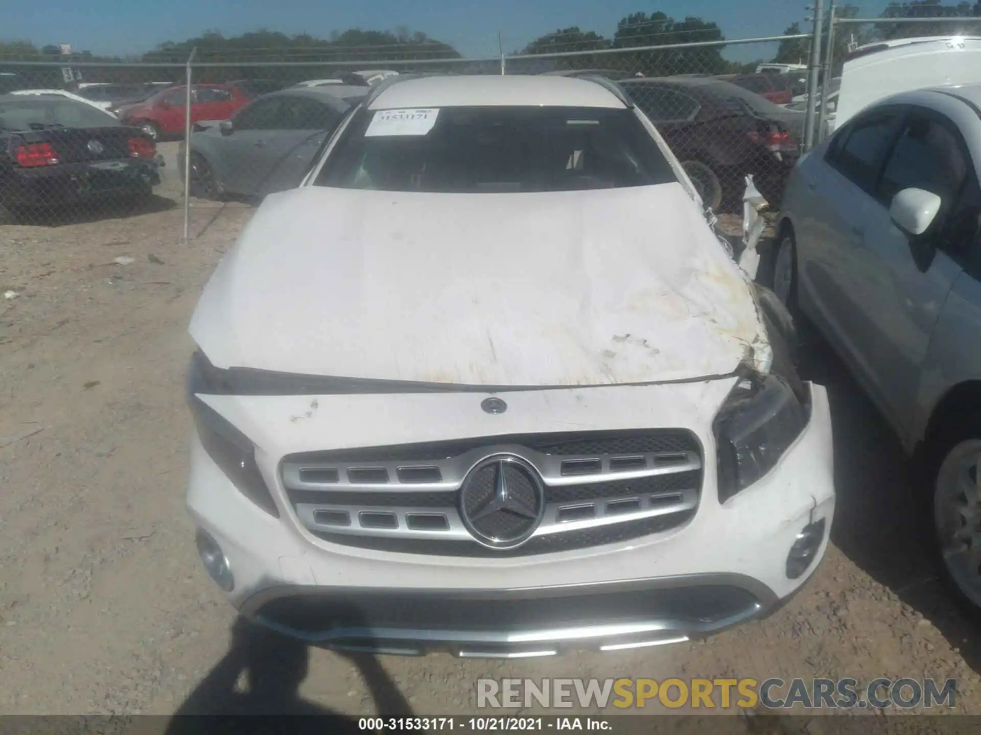 6 Photograph of a damaged car W1NTG4GB0LU040172 MERCEDES-BENZ GLA 2020