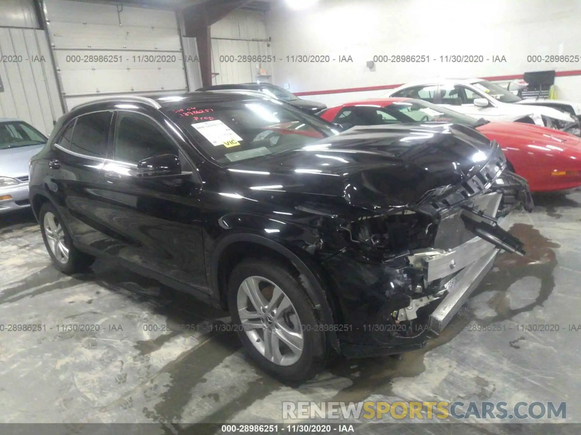 1 Photograph of a damaged car W1NTG4GB5LJ694098 MERCEDES-BENZ GLA 2020