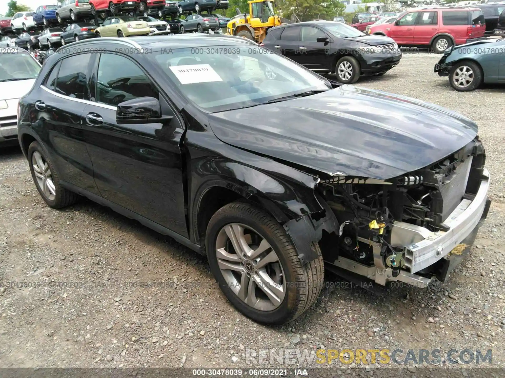 1 Photograph of a damaged car W1NTG4GB5LU029443 MERCEDES-BENZ GLA 2020