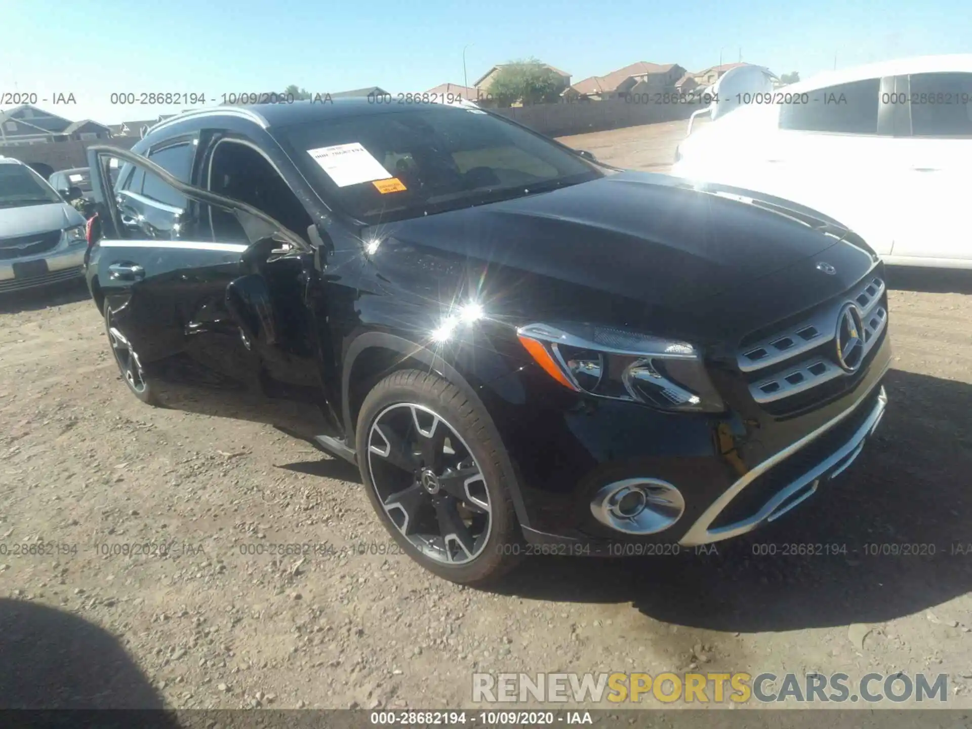 1 Photograph of a damaged car W1NTG4GB6LU030293 MERCEDES-BENZ GLA 2020