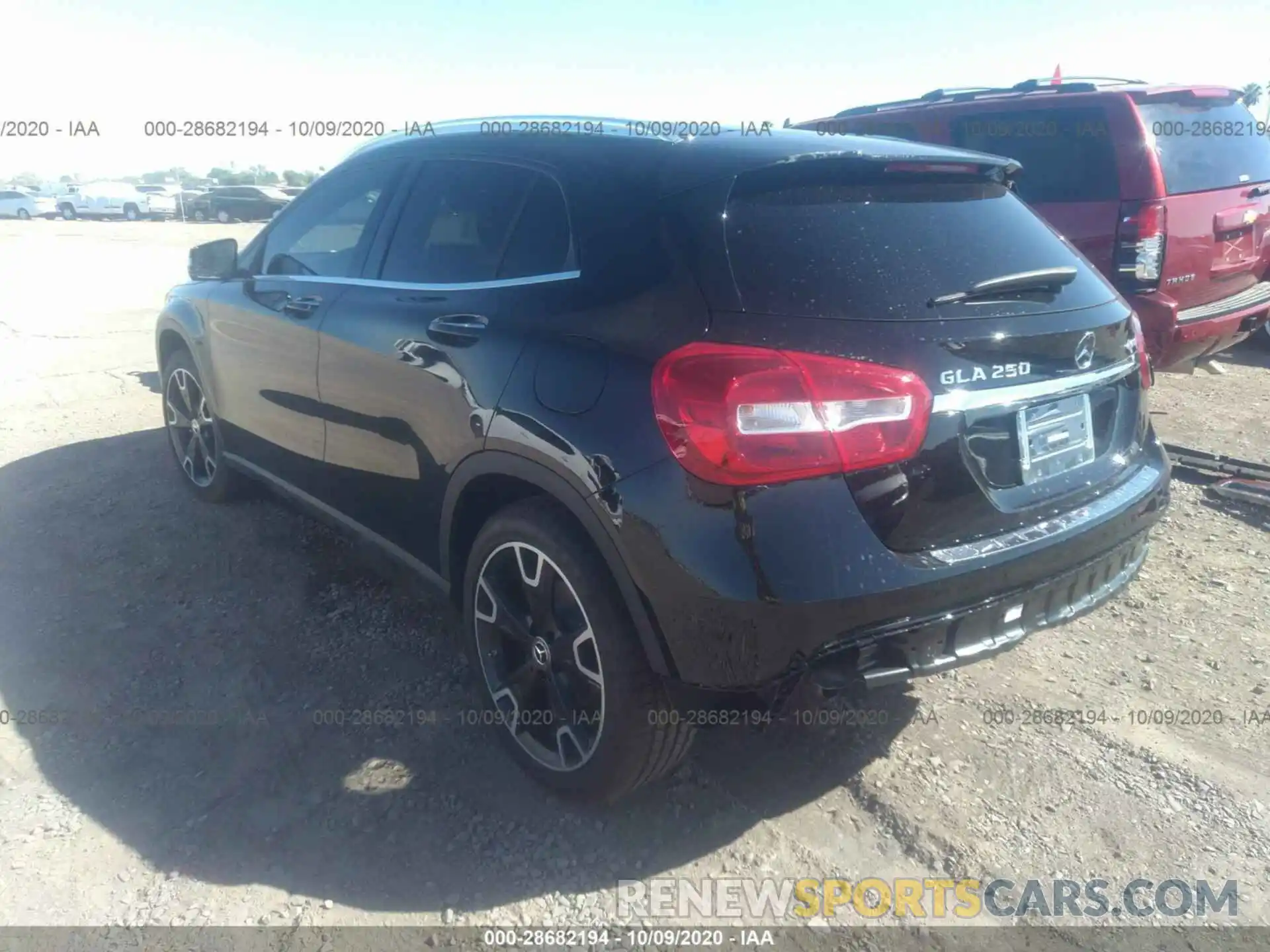 3 Photograph of a damaged car W1NTG4GB6LU030293 MERCEDES-BENZ GLA 2020