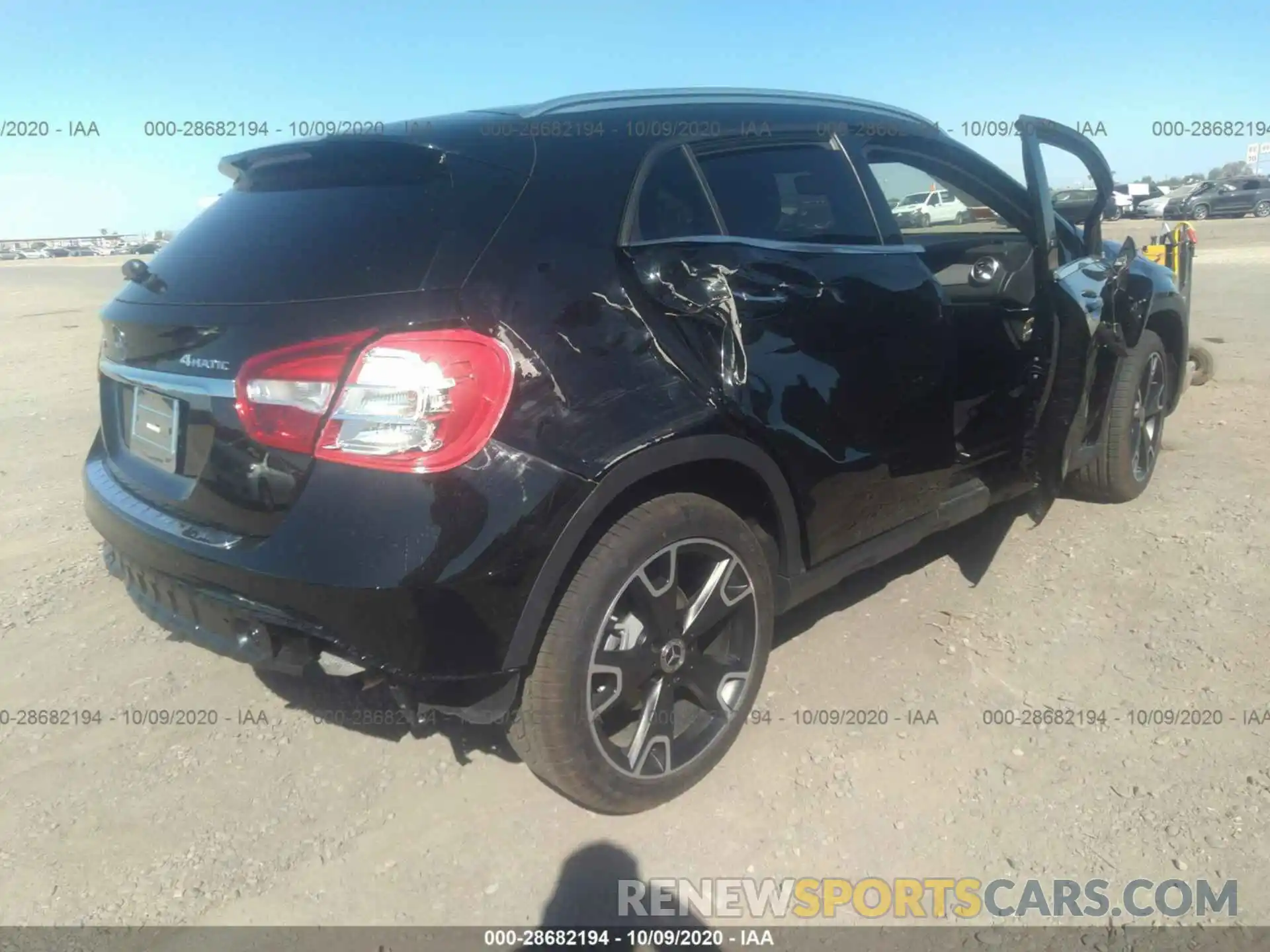 4 Фотография поврежденного автомобиля W1NTG4GB6LU030293 MERCEDES-BENZ GLA 2020