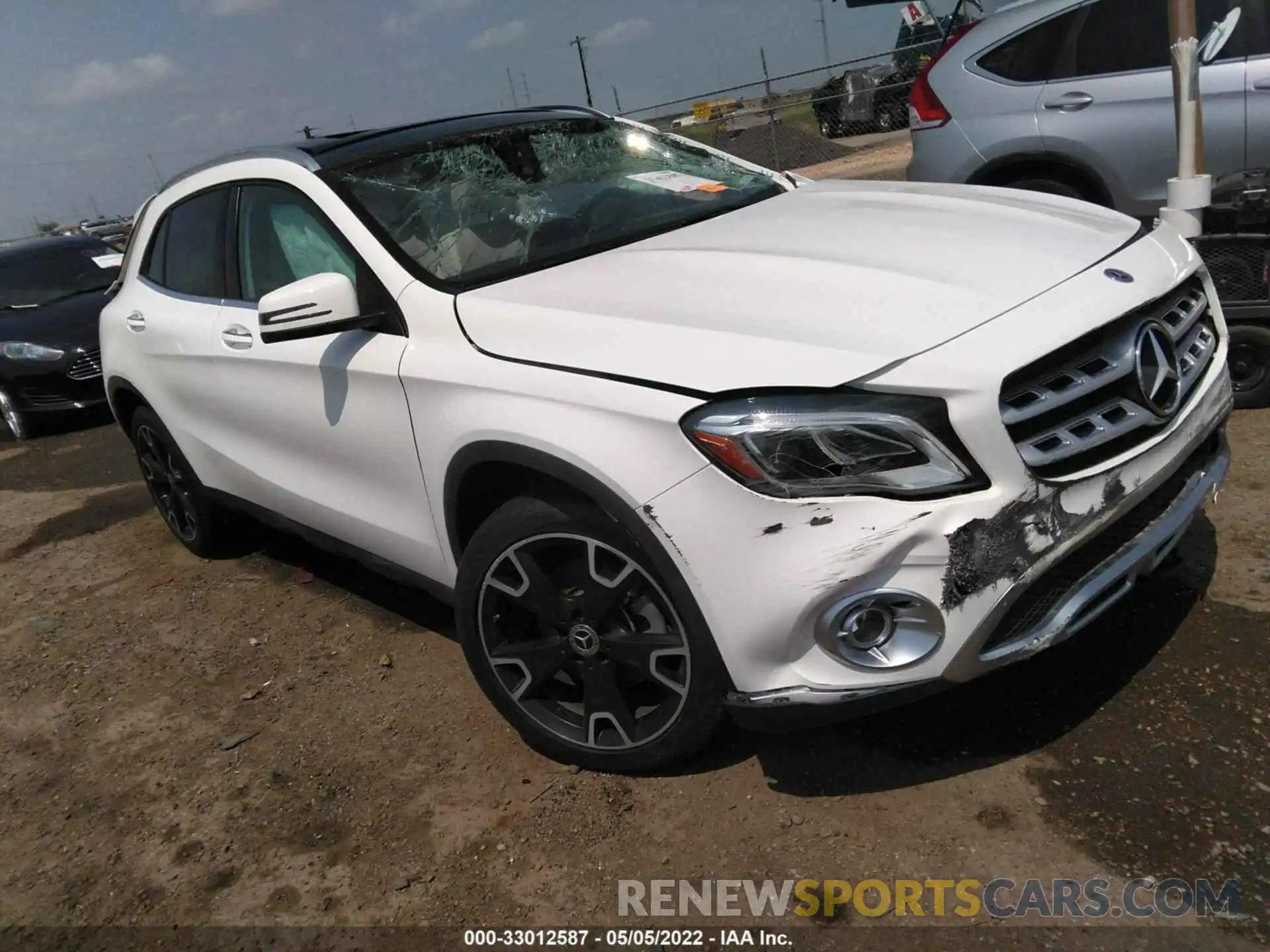 1 Photograph of a damaged car WDCTG4EB1LJ664343 MERCEDES-BENZ GLA 2020