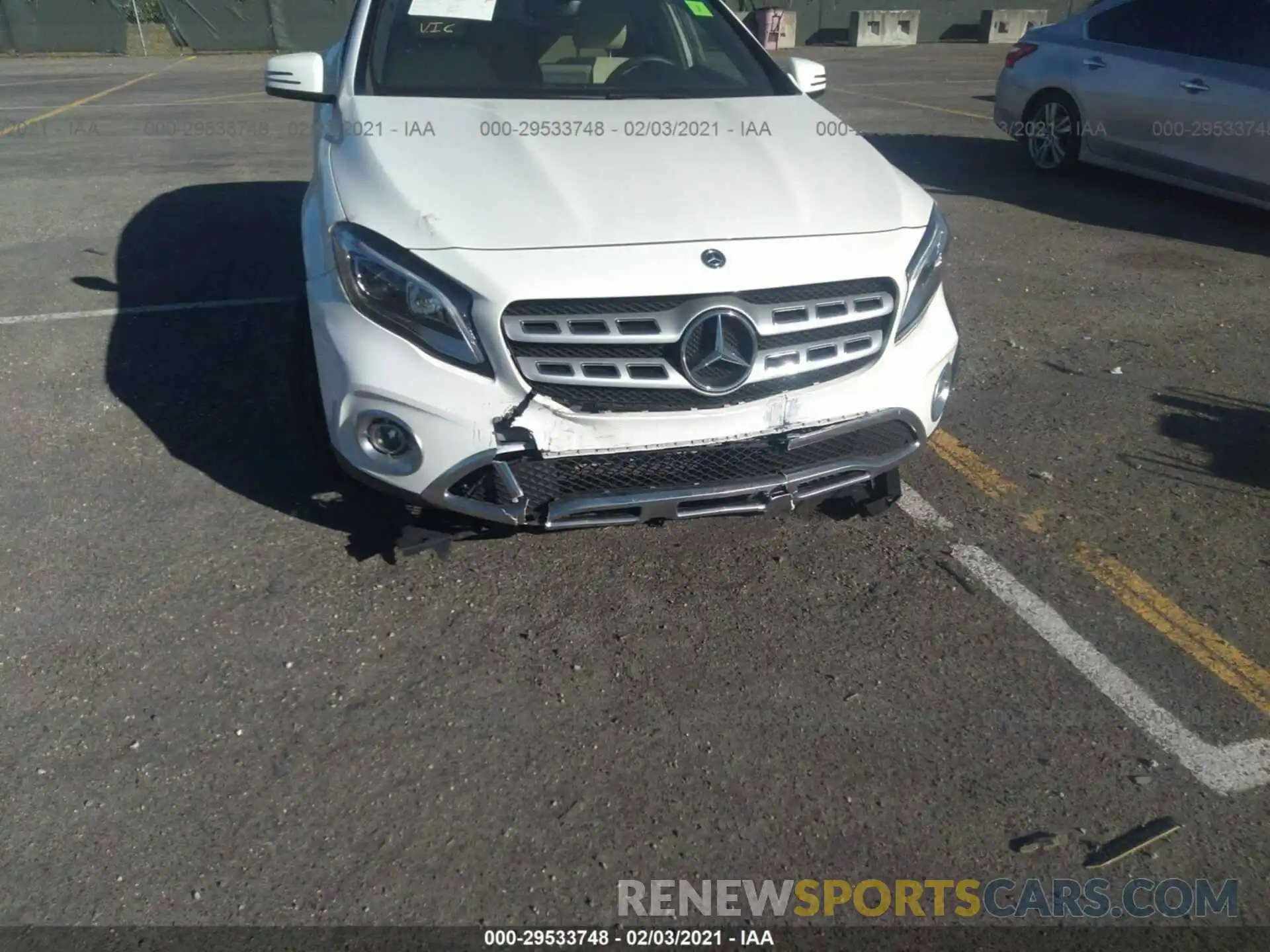 6 Photograph of a damaged car WDCTG4EB1LJ687508 MERCEDES-BENZ GLA 2020