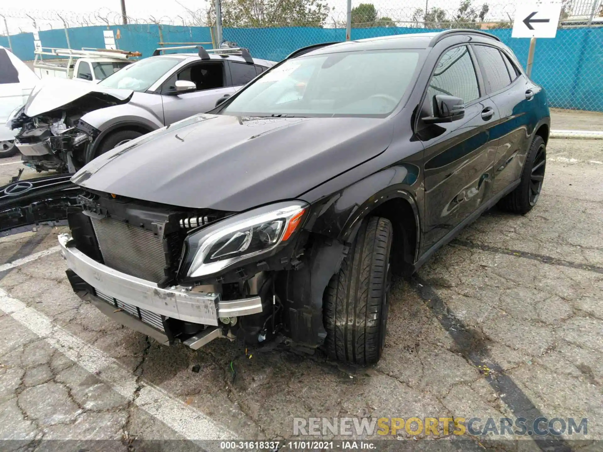 2 Photograph of a damaged car WDCTG4EB3LU023984 MERCEDES-BENZ GLA 2020