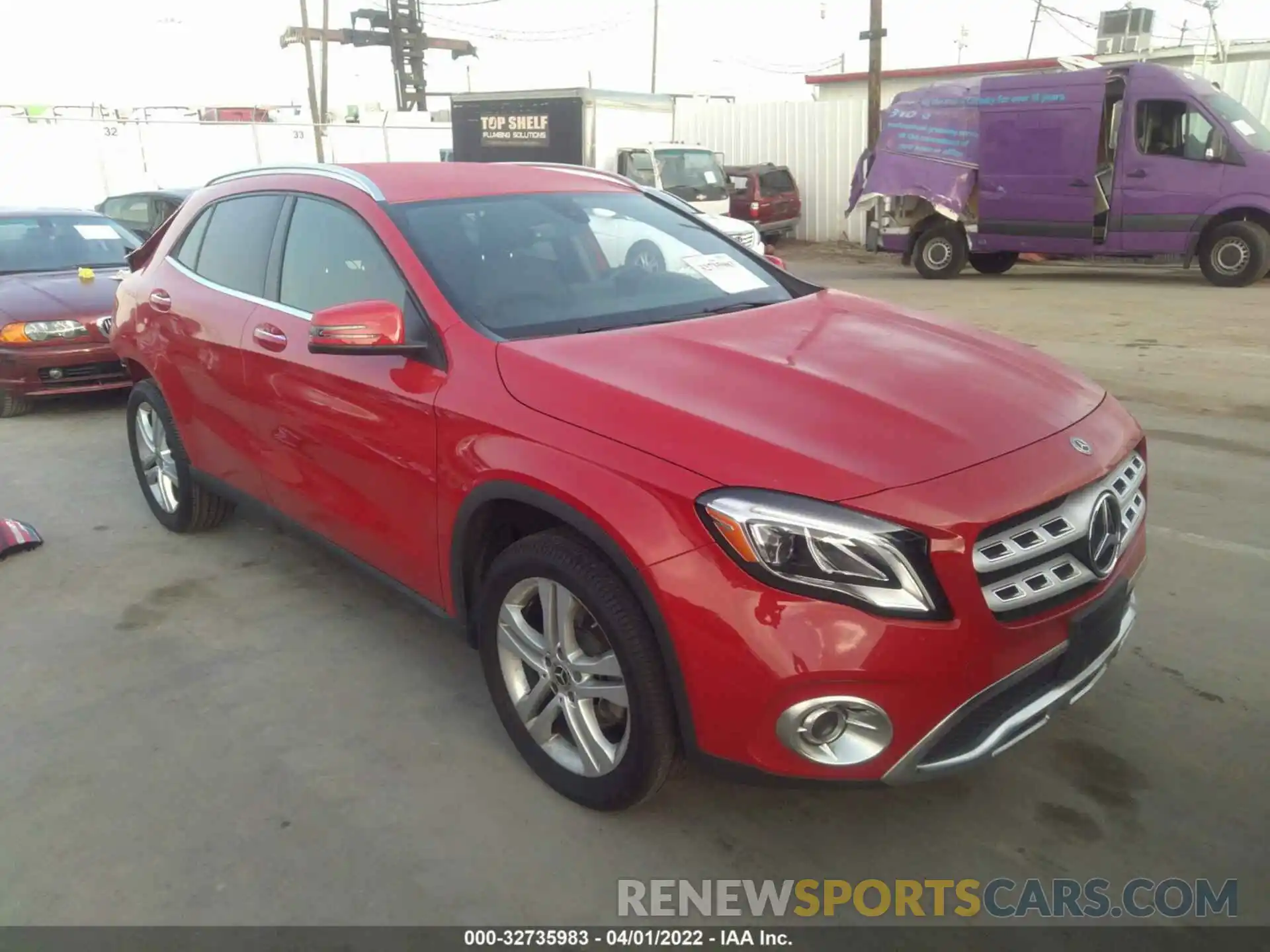 1 Фотография поврежденного автомобиля WDCTG4EB3LU024858 MERCEDES-BENZ GLA 2020