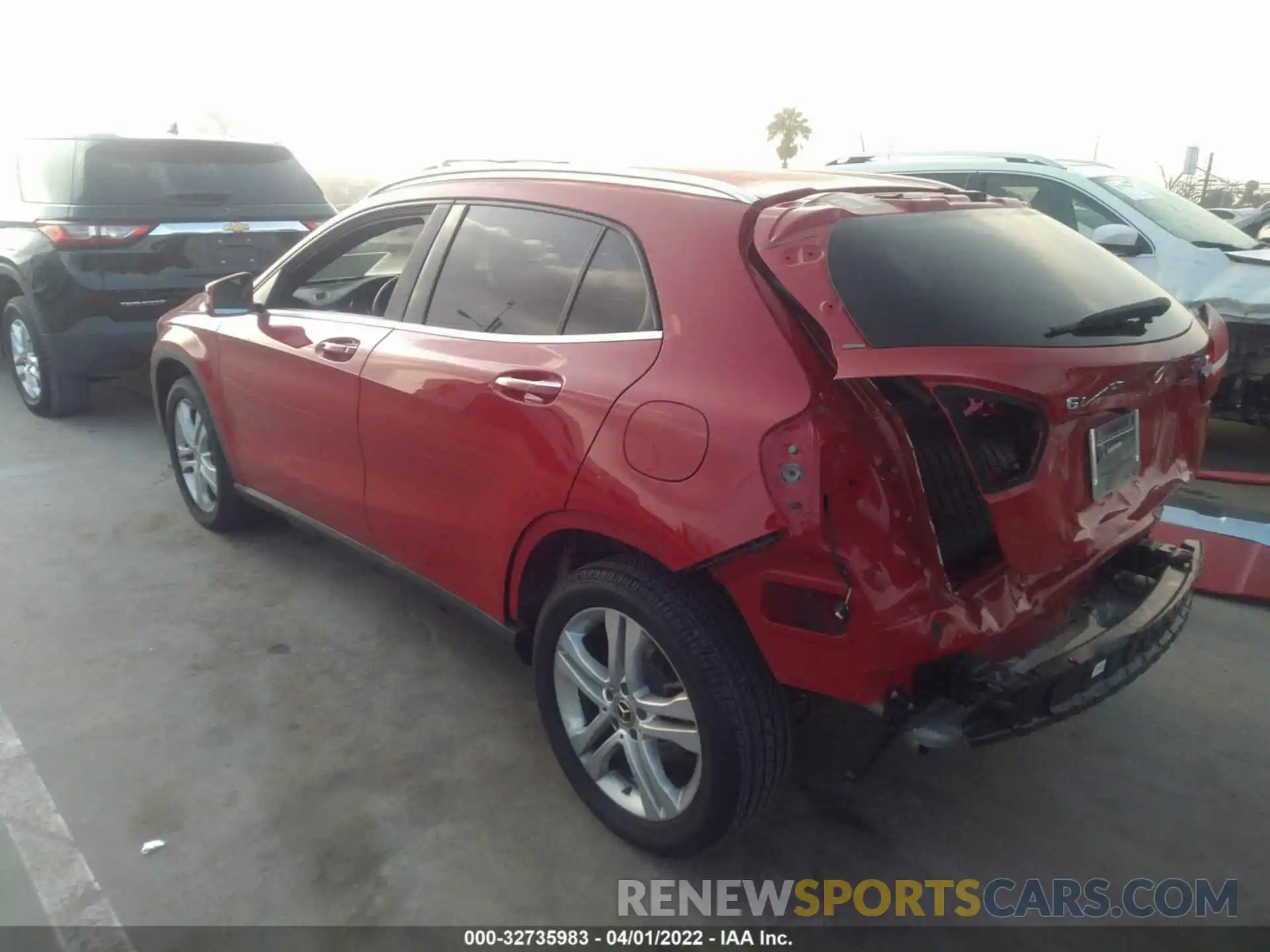 3 Photograph of a damaged car WDCTG4EB3LU024858 MERCEDES-BENZ GLA 2020