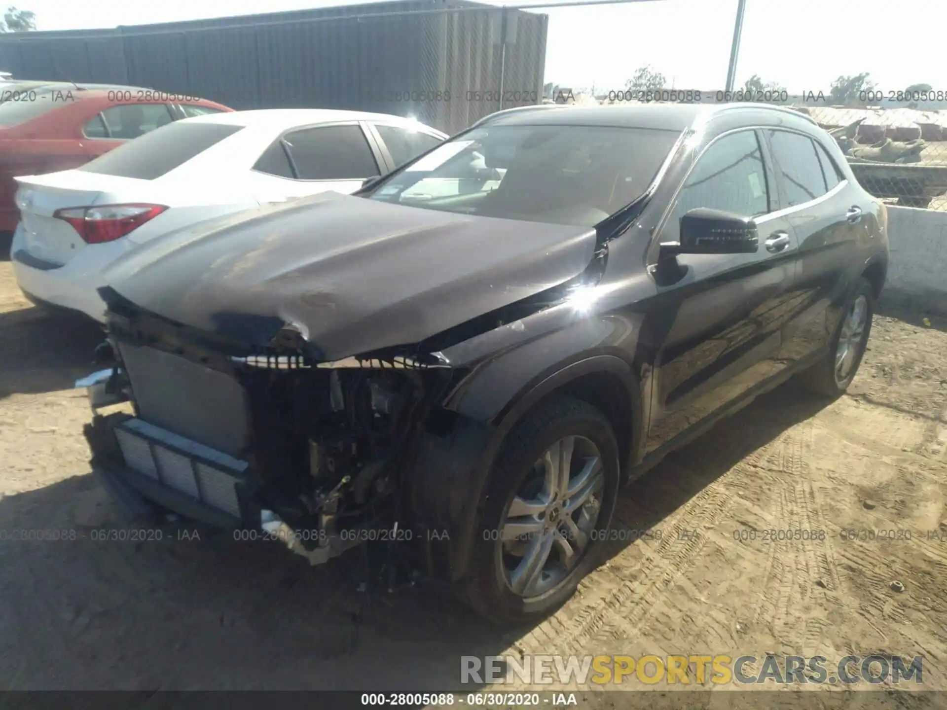 2 Photograph of a damaged car WDCTG4EB3LU028716 MERCEDES-BENZ GLA 2020