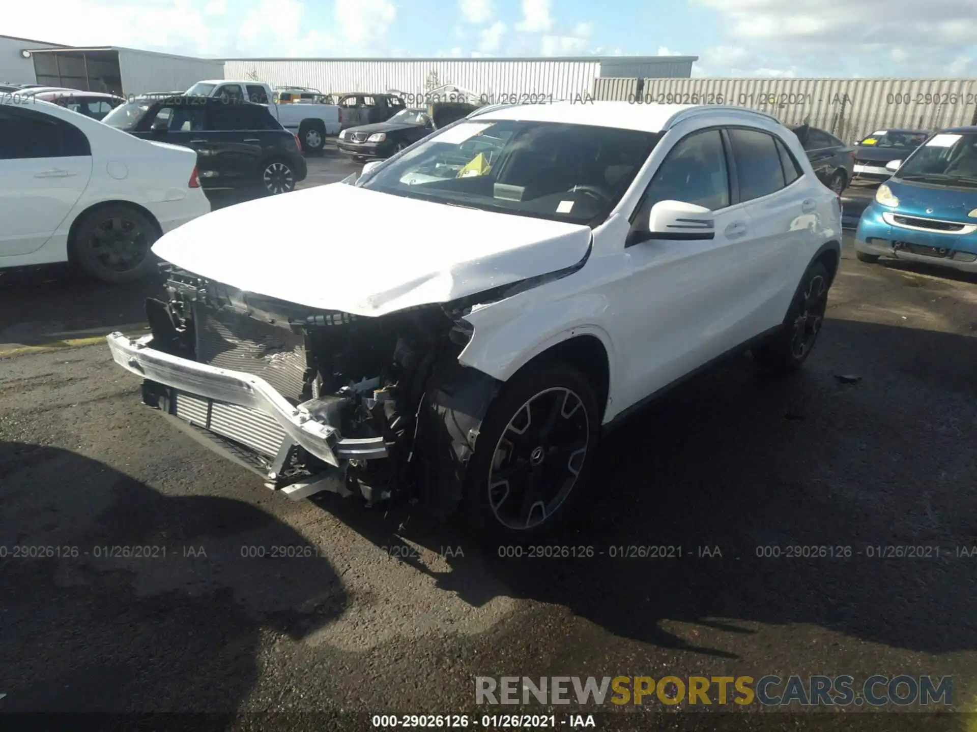 2 Photograph of a damaged car WDCTG4EB5LJ656925 MERCEDES-BENZ GLA 2020