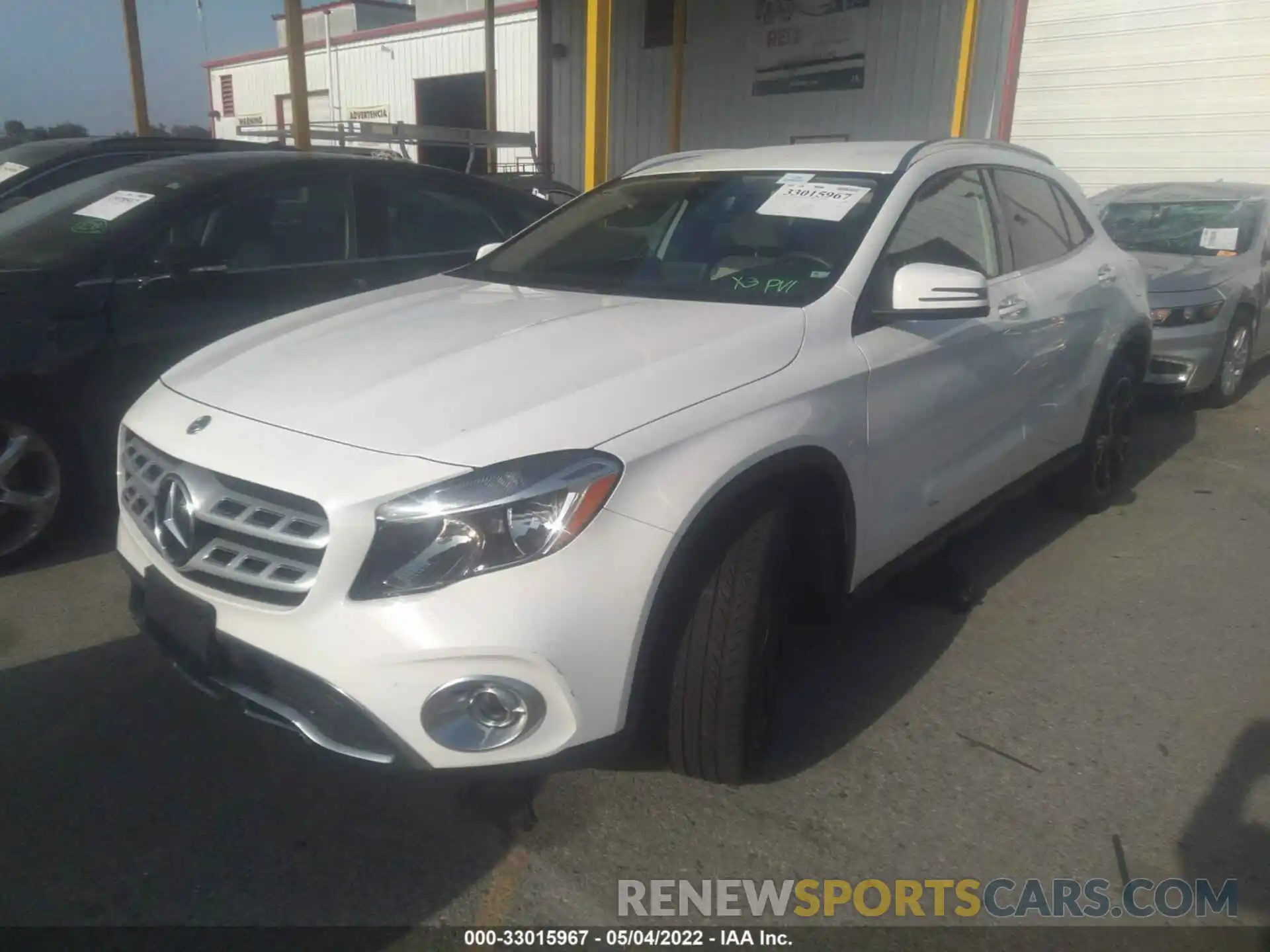 2 Фотография поврежденного автомобиля WDCTG4EB5LU022481 MERCEDES-BENZ GLA 2020