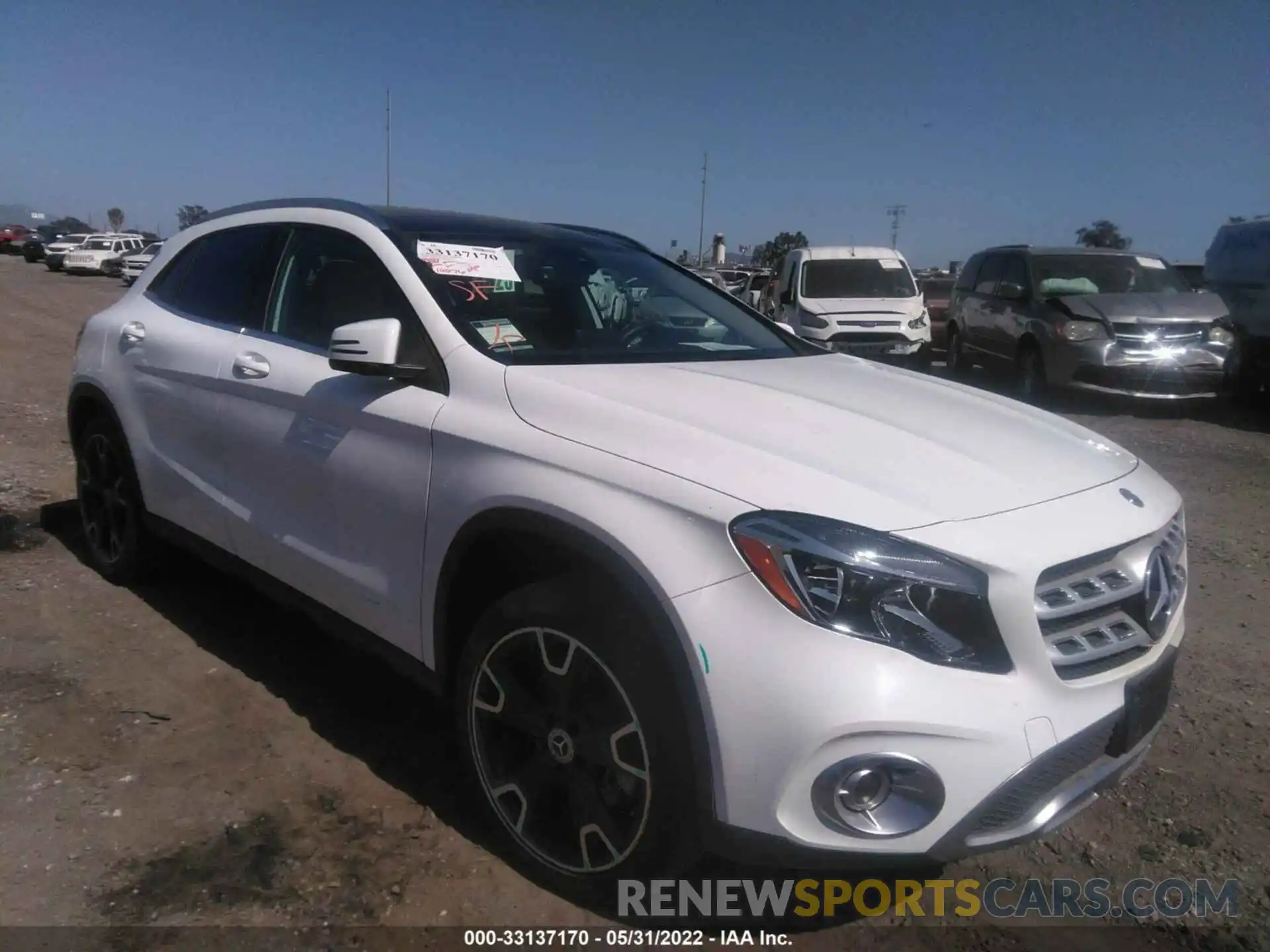 1 Фотография поврежденного автомобиля WDCTG4EB6LU025230 MERCEDES-BENZ GLA 2020