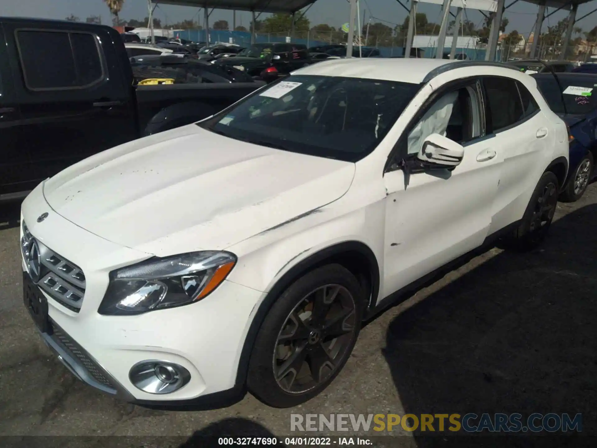 2 Photograph of a damaged car WDCTG4EB7LU024023 MERCEDES-BENZ GLA 2020