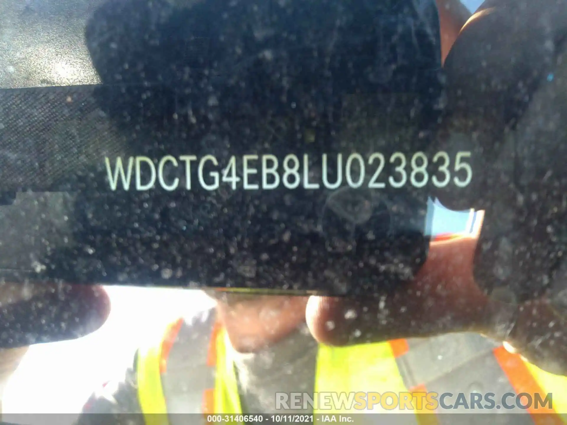 9 Фотография поврежденного автомобиля WDCTG4EB8LU023835 MERCEDES-BENZ GLA 2020