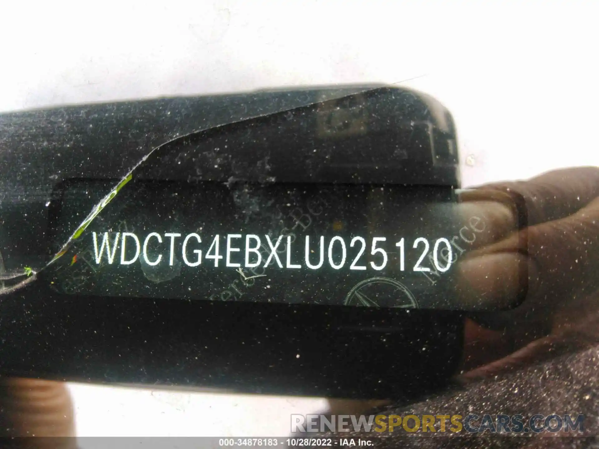 9 Фотография поврежденного автомобиля WDCTG4EBXLU025120 MERCEDES-BENZ GLA 2020