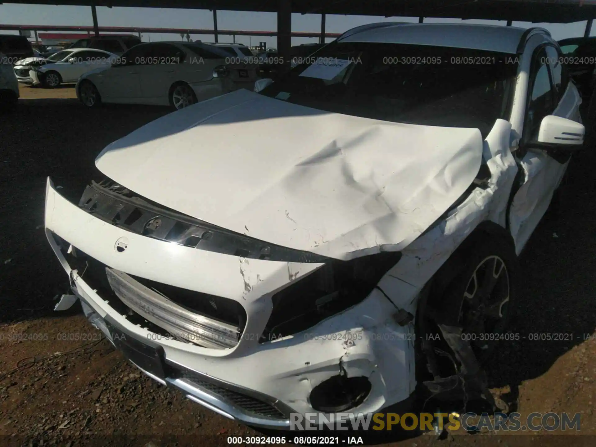 6 Photograph of a damaged car WDCTG4EBXLU027837 MERCEDES-BENZ GLA 2020