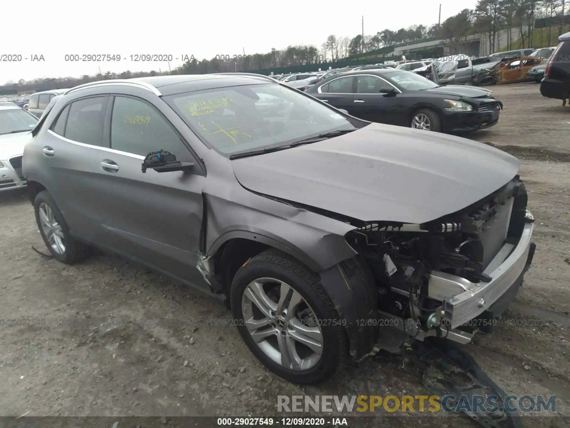 1 Photograph of a damaged car WDCTG4GB0LJ659955 MERCEDES-BENZ GLA 2020