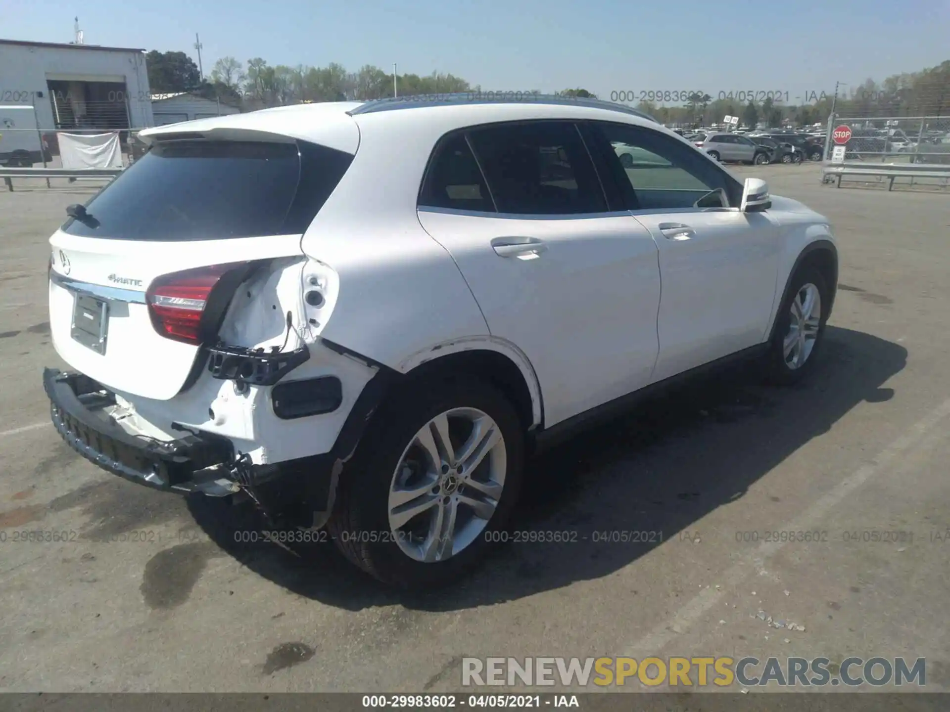 4 Photograph of a damaged car WDCTG4GB0LU025186 MERCEDES-BENZ GLA 2020