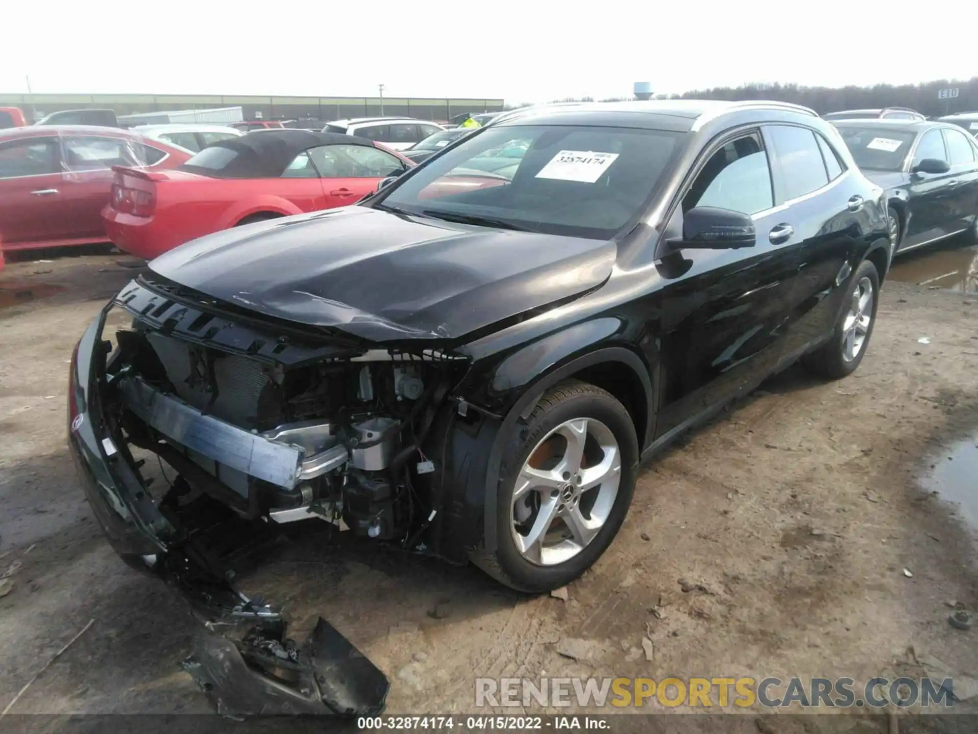 2 Photograph of a damaged car WDCTG4GB2LJ661562 MERCEDES-BENZ GLA 2020