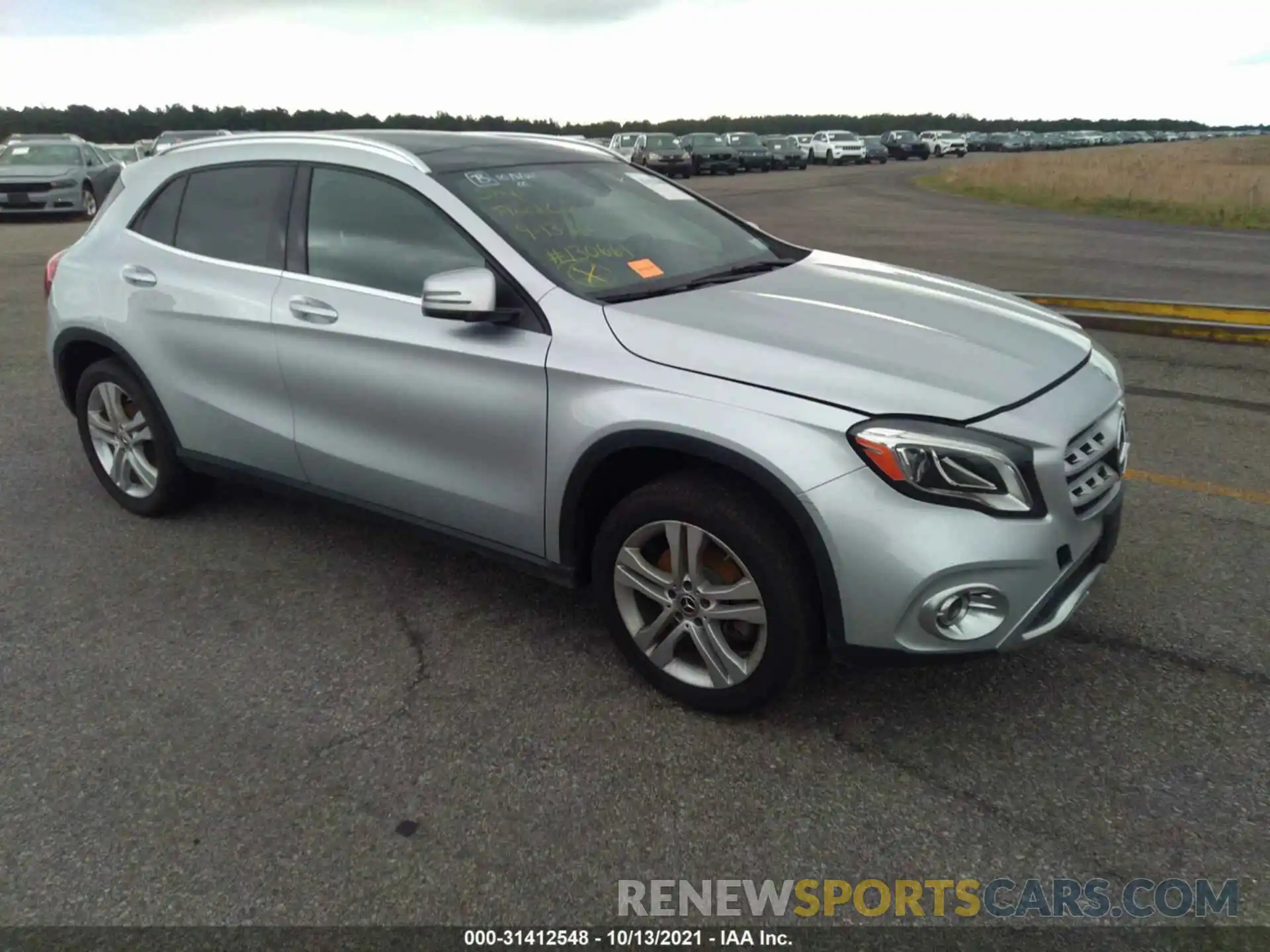 1 Photograph of a damaged car WDCTG4GB3LJ688737 MERCEDES-BENZ GLA 2020