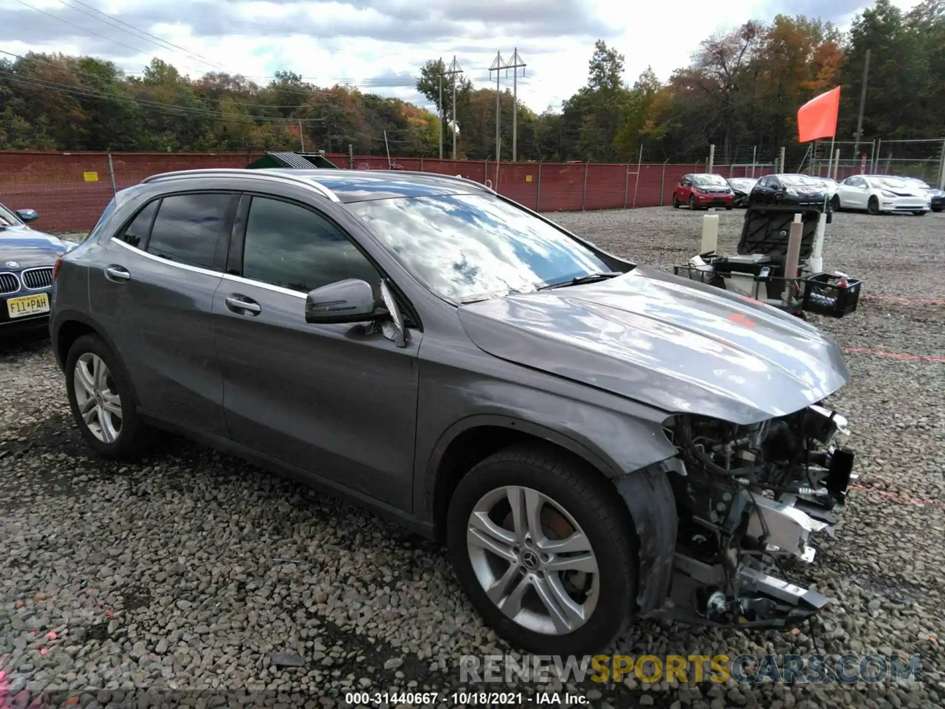 1 Photograph of a damaged car WDCTG4GB4LJ681568 MERCEDES-BENZ GLA 2020