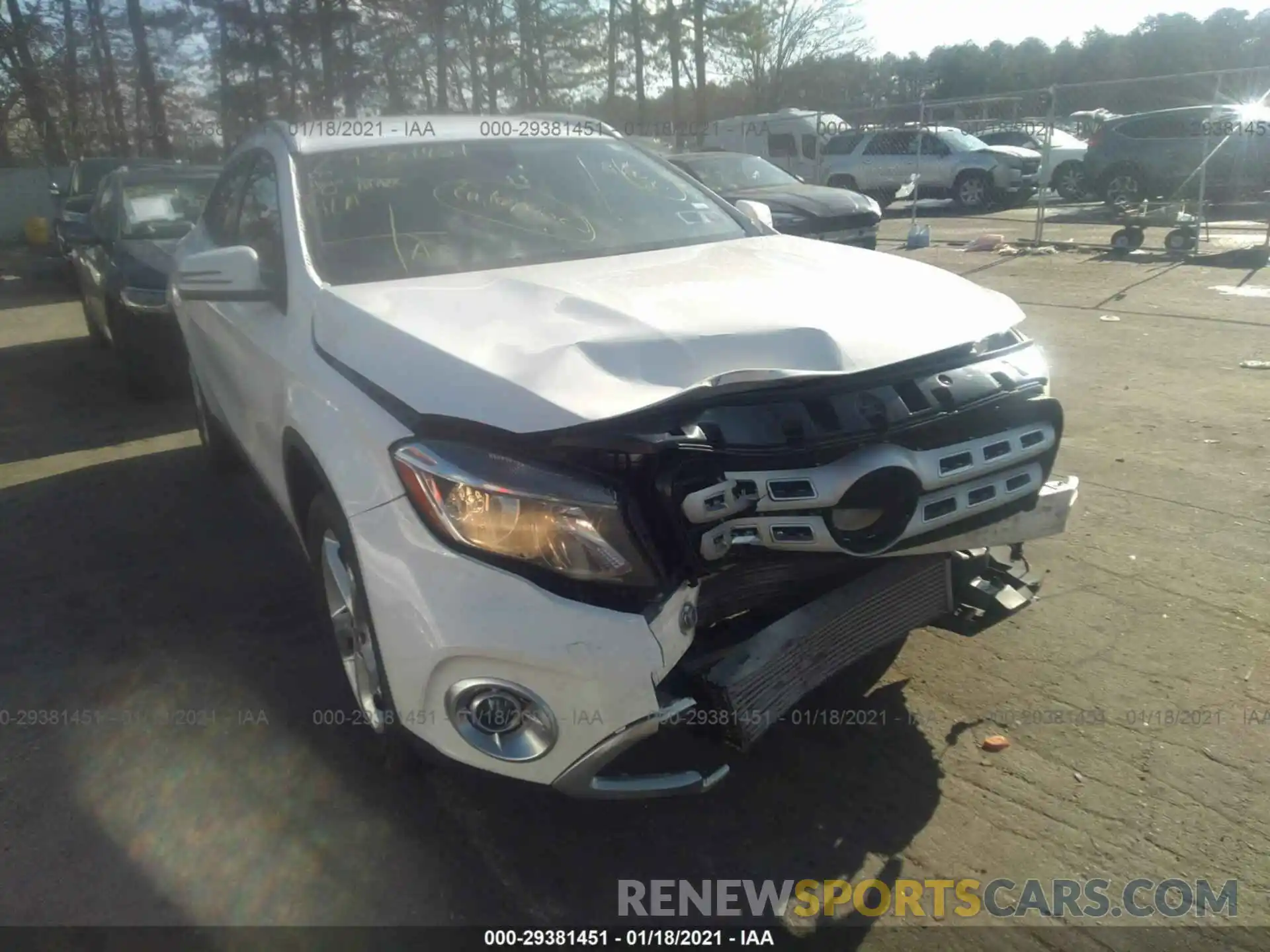 6 Photograph of a damaged car WDCTG4GB4LU024316 MERCEDES-BENZ GLA 2020