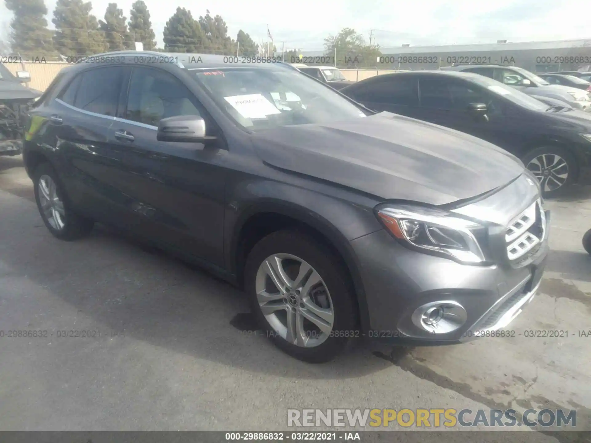 1 Photograph of a damaged car WDCTG4GB5LJ661698 MERCEDES-BENZ GLA 2020