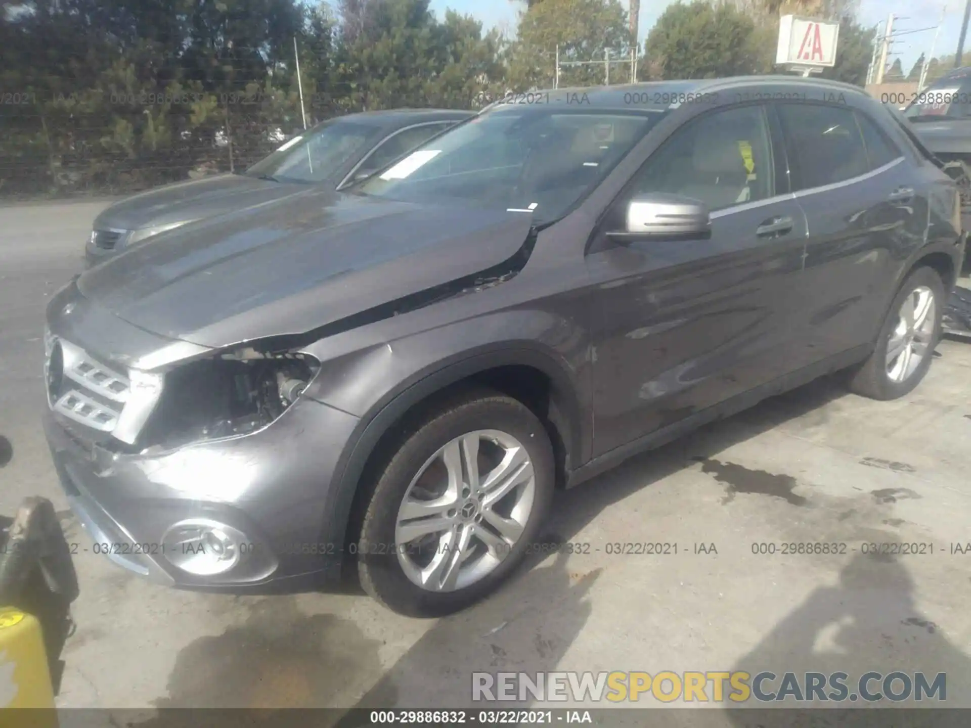 2 Photograph of a damaged car WDCTG4GB5LJ661698 MERCEDES-BENZ GLA 2020