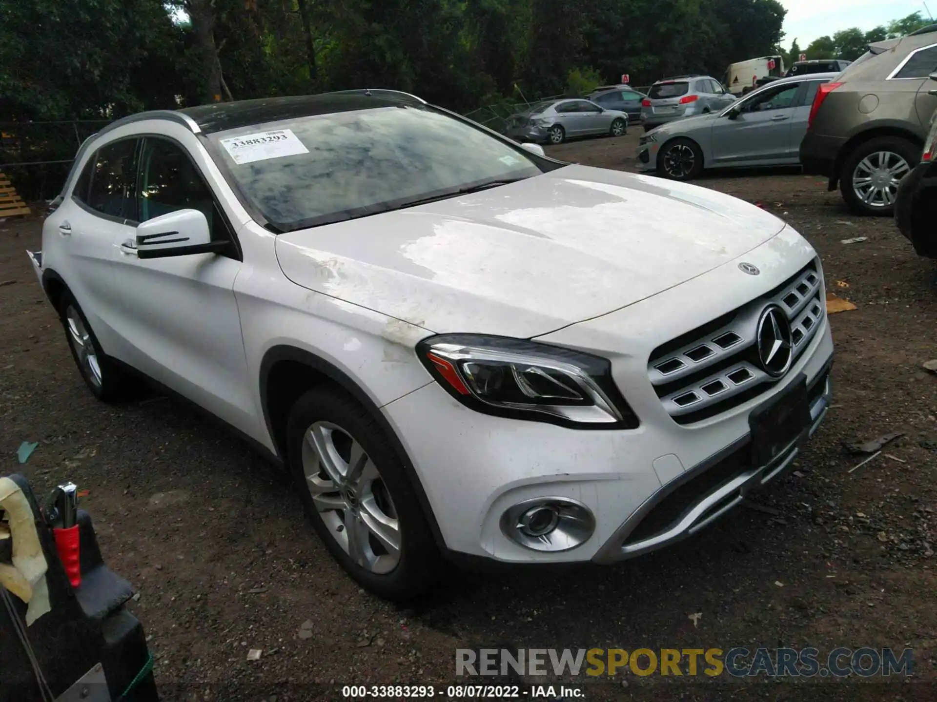 1 Photograph of a damaged car WDCTG4GB5LU027371 MERCEDES-BENZ GLA 2020