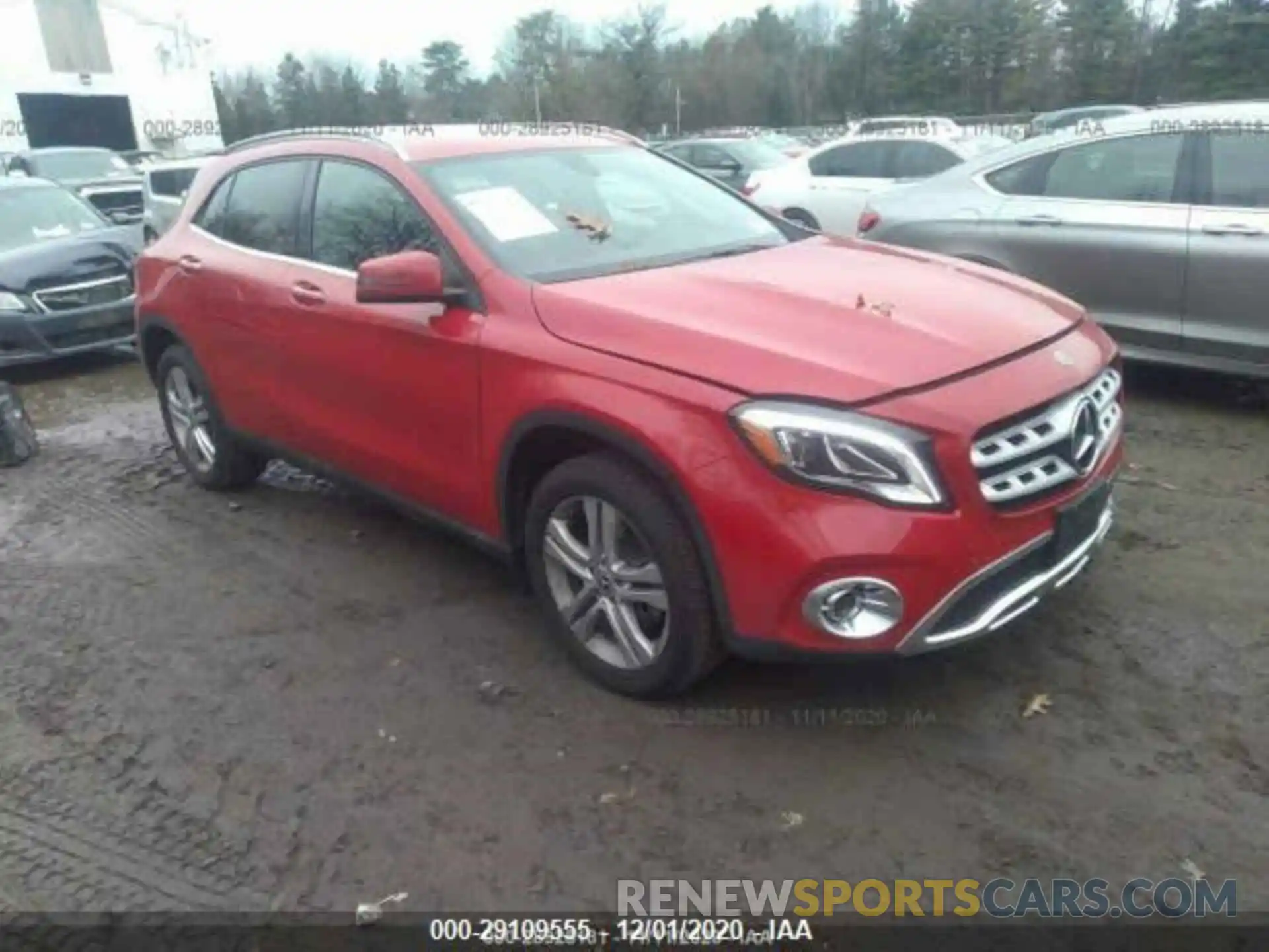 1 Photograph of a damaged car WDCTG4GB6LU021319 MERCEDES-BENZ GLA 2020