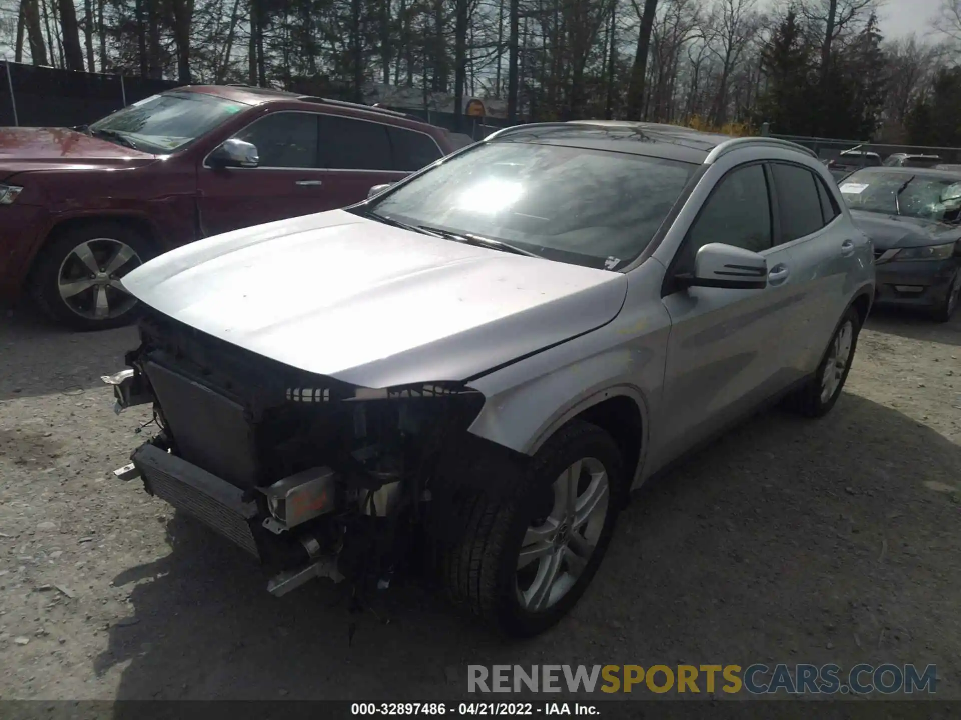 2 Photograph of a damaged car WDCTG4GB7LJ658432 MERCEDES-BENZ GLA 2020