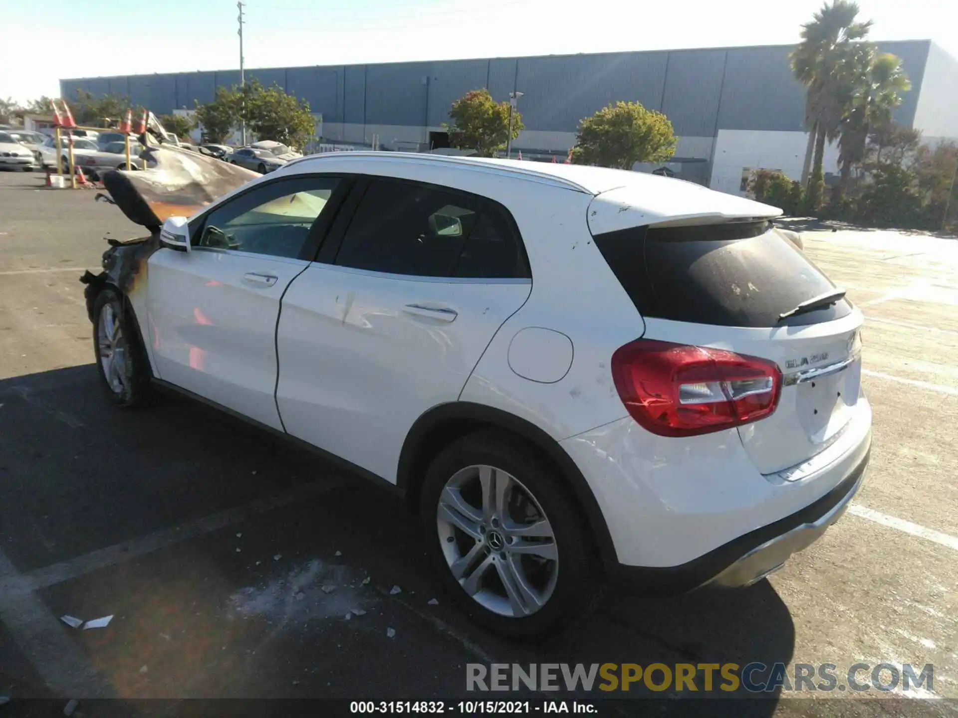 3 Photograph of a damaged car WDCTG4GB7LU022348 MERCEDES-BENZ GLA 2020