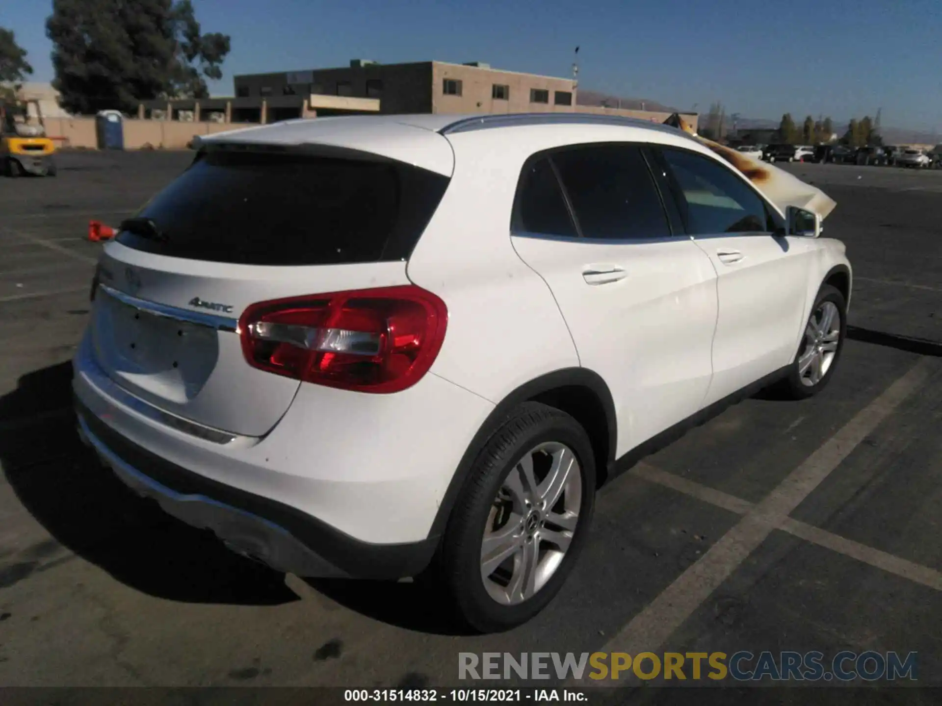 4 Photograph of a damaged car WDCTG4GB7LU022348 MERCEDES-BENZ GLA 2020