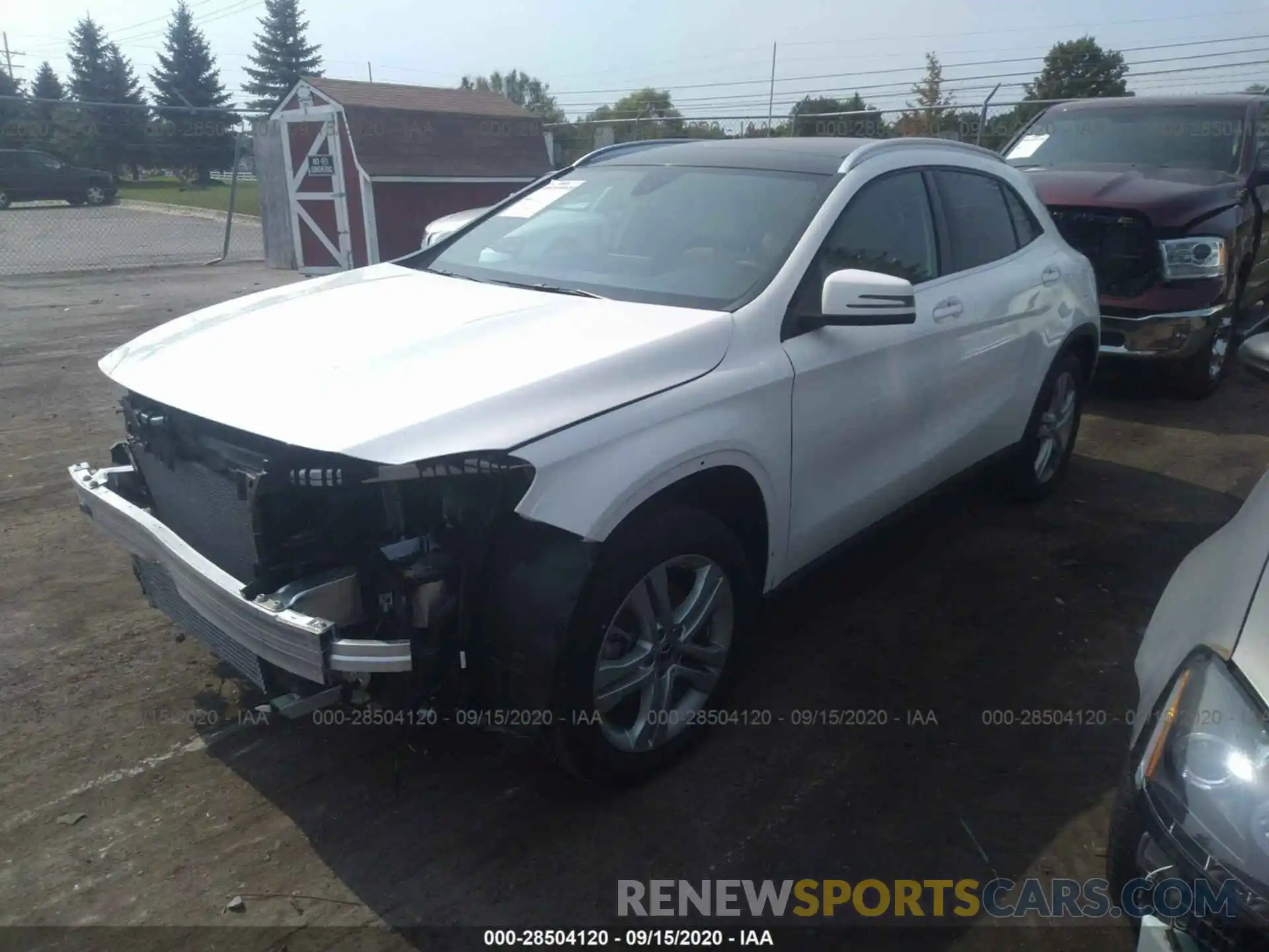 2 Photograph of a damaged car WDCTG4GB8LU028787 MERCEDES-BENZ GLA 2020