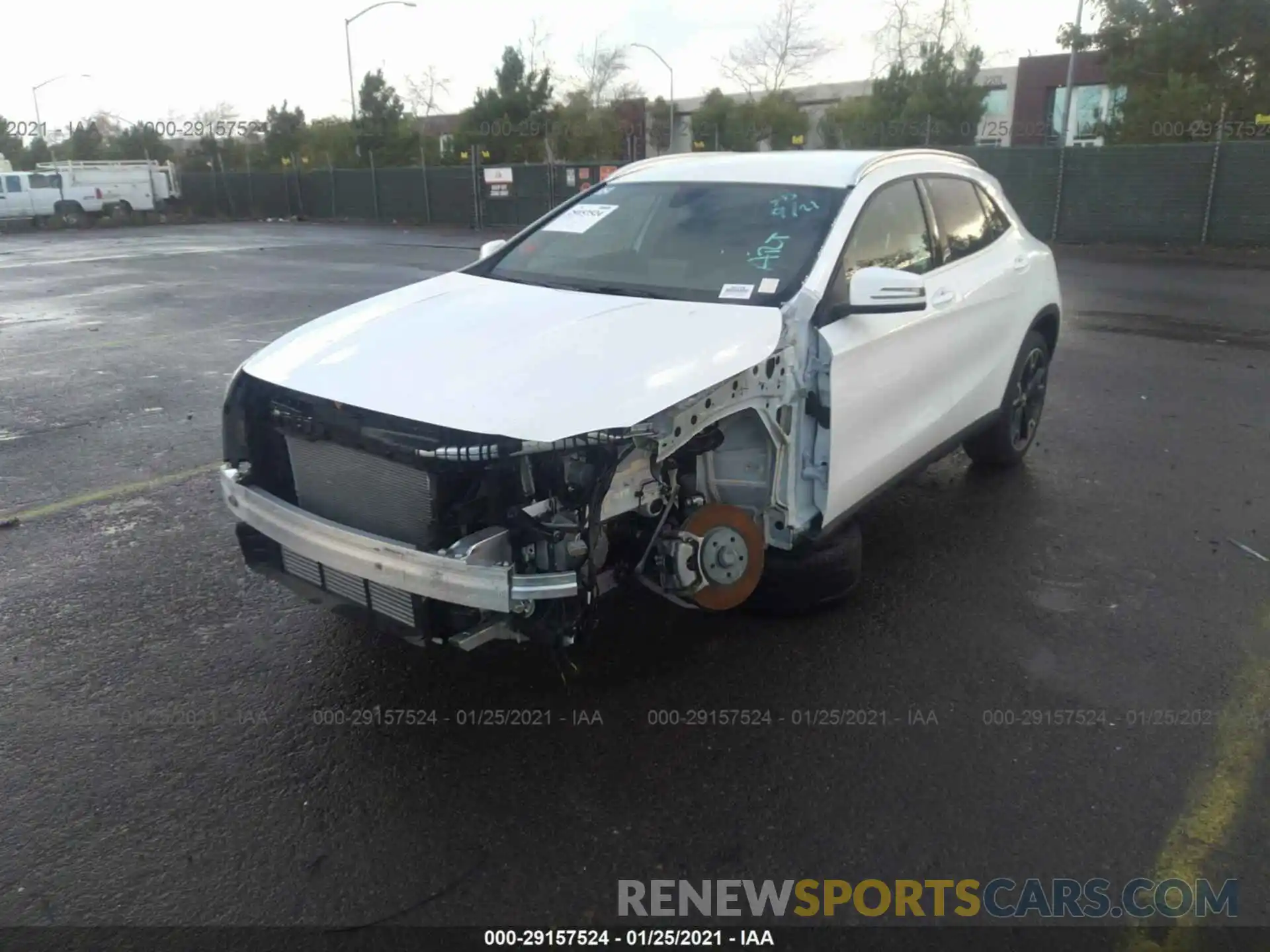 2 Photograph of a damaged car WDCTG4GBXLU027298 MERCEDES-BENZ GLA 2020